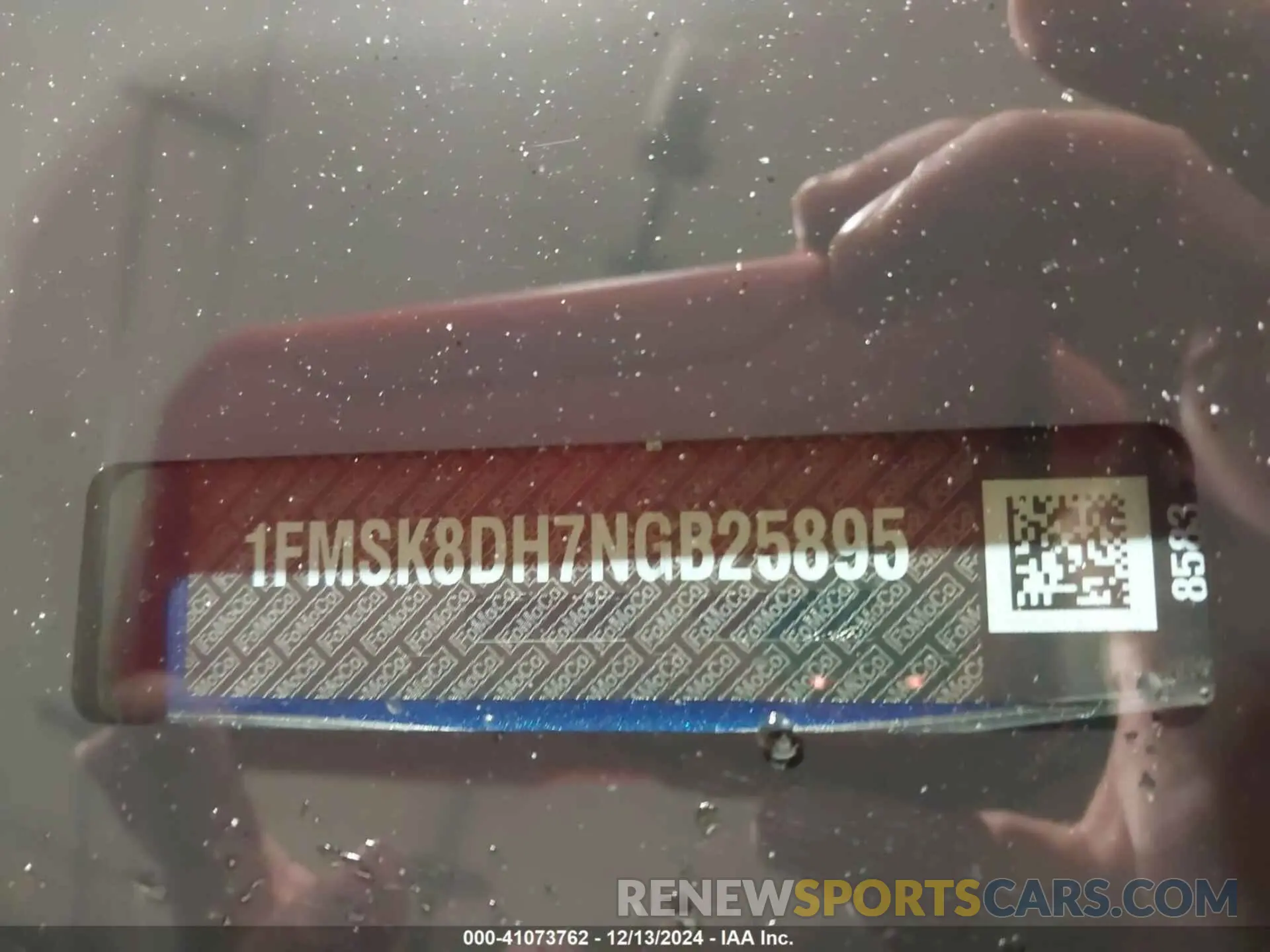 9 Фотография поврежденного автомобиля 1FMSK8DH7NGB25895 FORD EXPLORER 2022
