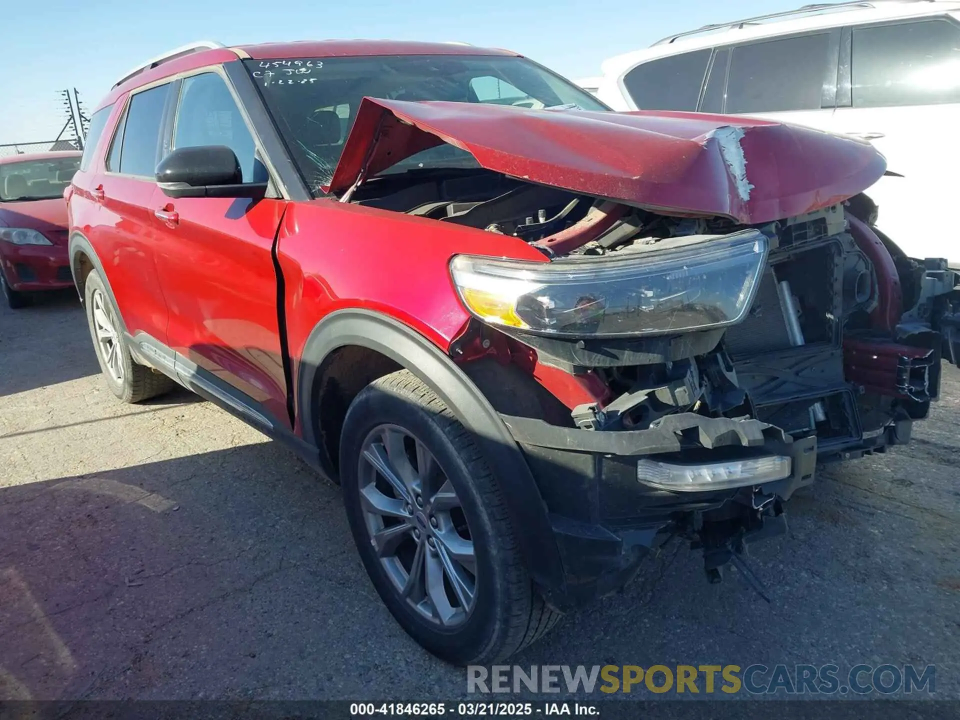 1 Photograph of a damaged car 1FMSK8FH7NGB78268 FORD EXPLORER 2022