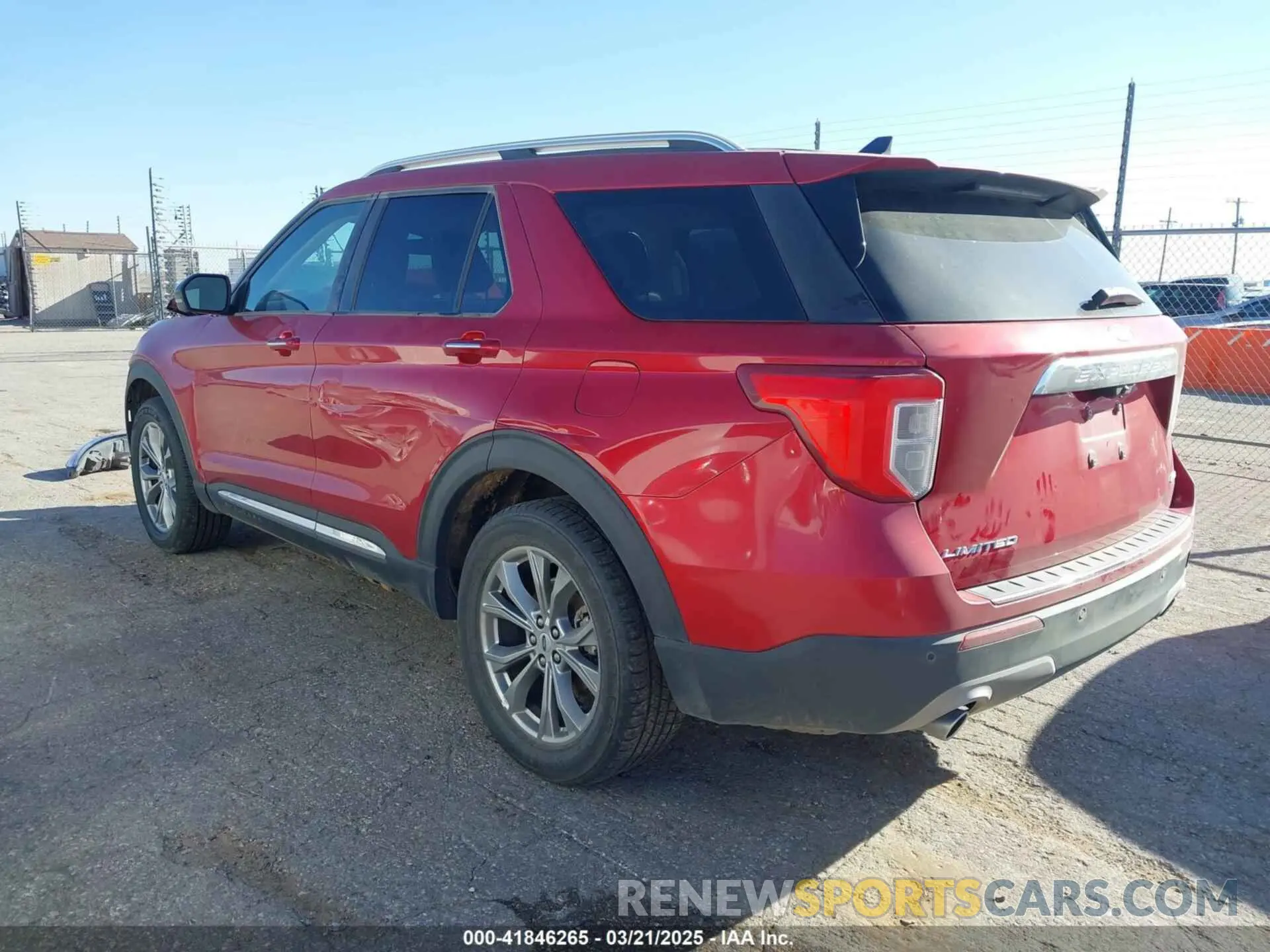 3 Photograph of a damaged car 1FMSK8FH7NGB78268 FORD EXPLORER 2022