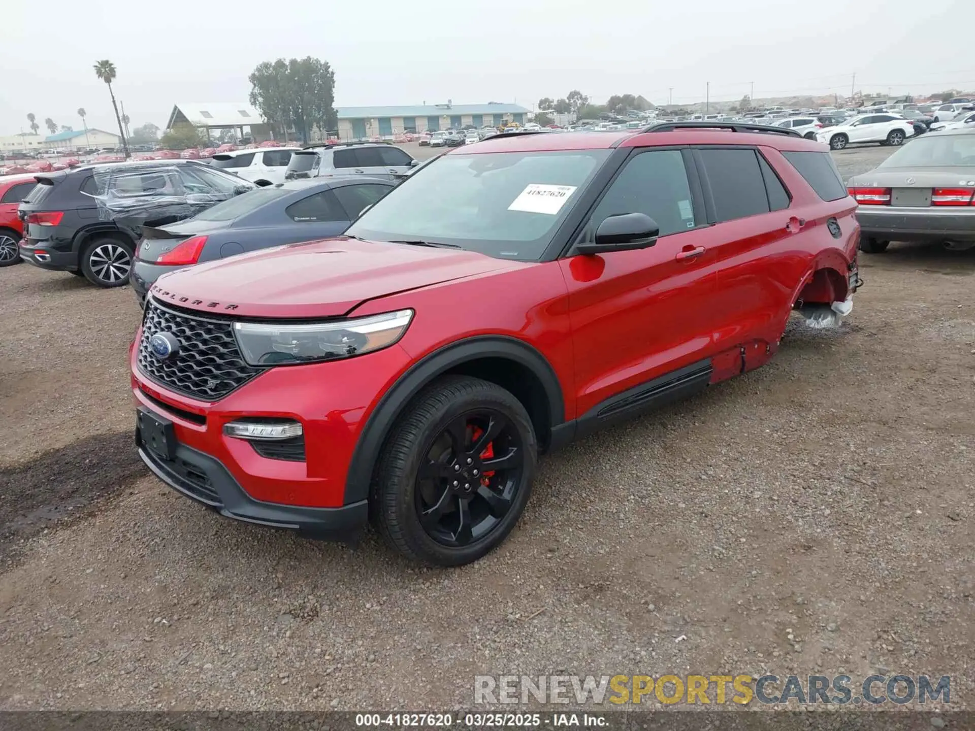2 Фотография поврежденного автомобиля 1FM5K8GC4PGA77112 FORD EXPLORER 2023