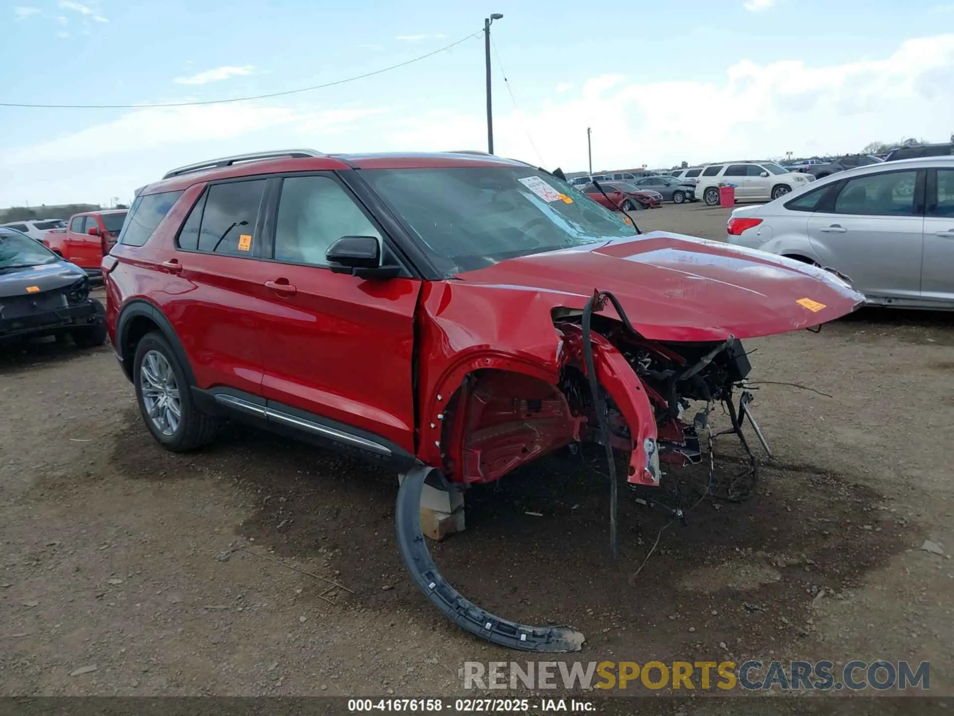 1 Photograph of a damaged car 1FMUK7HH2SGA66909 FORD EXPLORER 2025