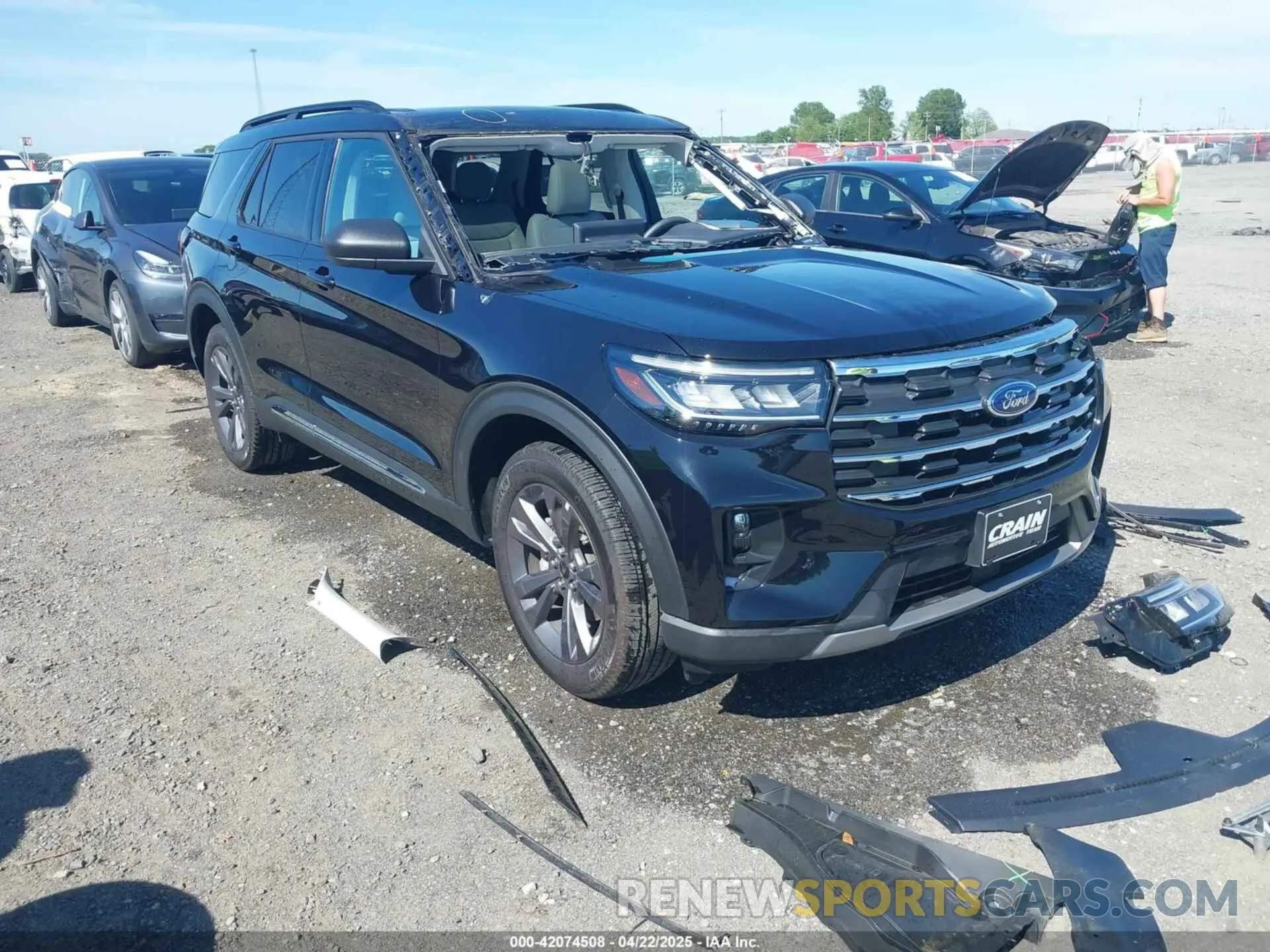 1 Photograph of a damaged car 1FMUK8DH8SGA47342 FORD EXPLORER 2025