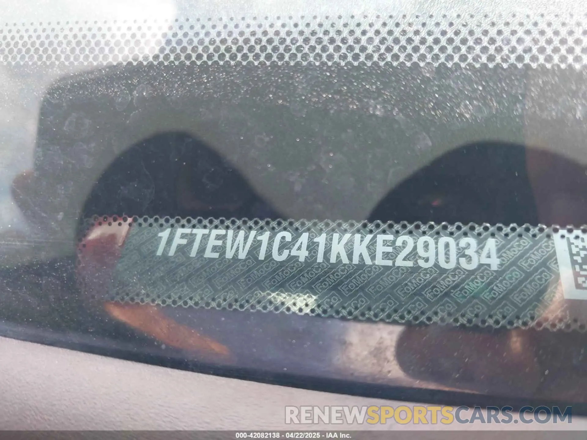 9 Photograph of a damaged car 1FTEW1C41KKE29034 FORD F-150 2019