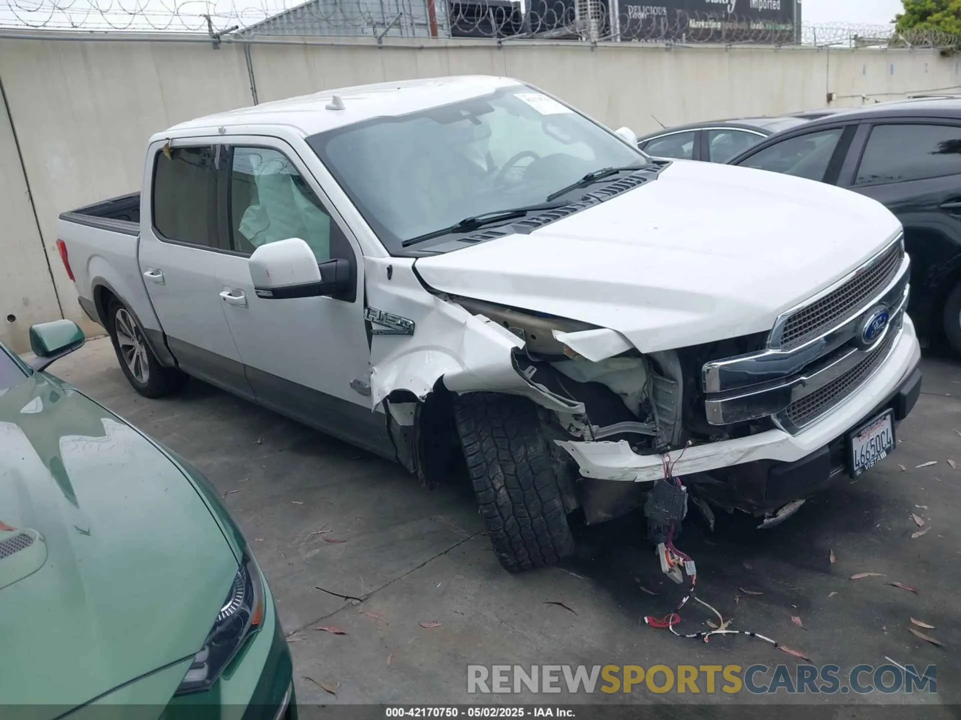1 Photograph of a damaged car 1FTEW1C49KFC11657 FORD F-150 2019