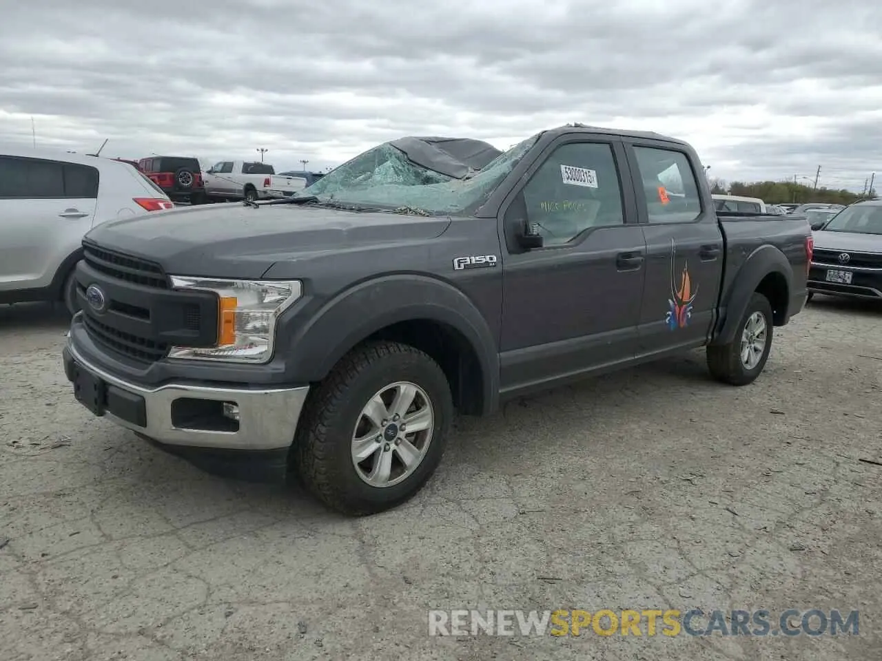 1 Фотография поврежденного автомобиля 1FTEW1CB4KKE45601 FORD F-150 2019