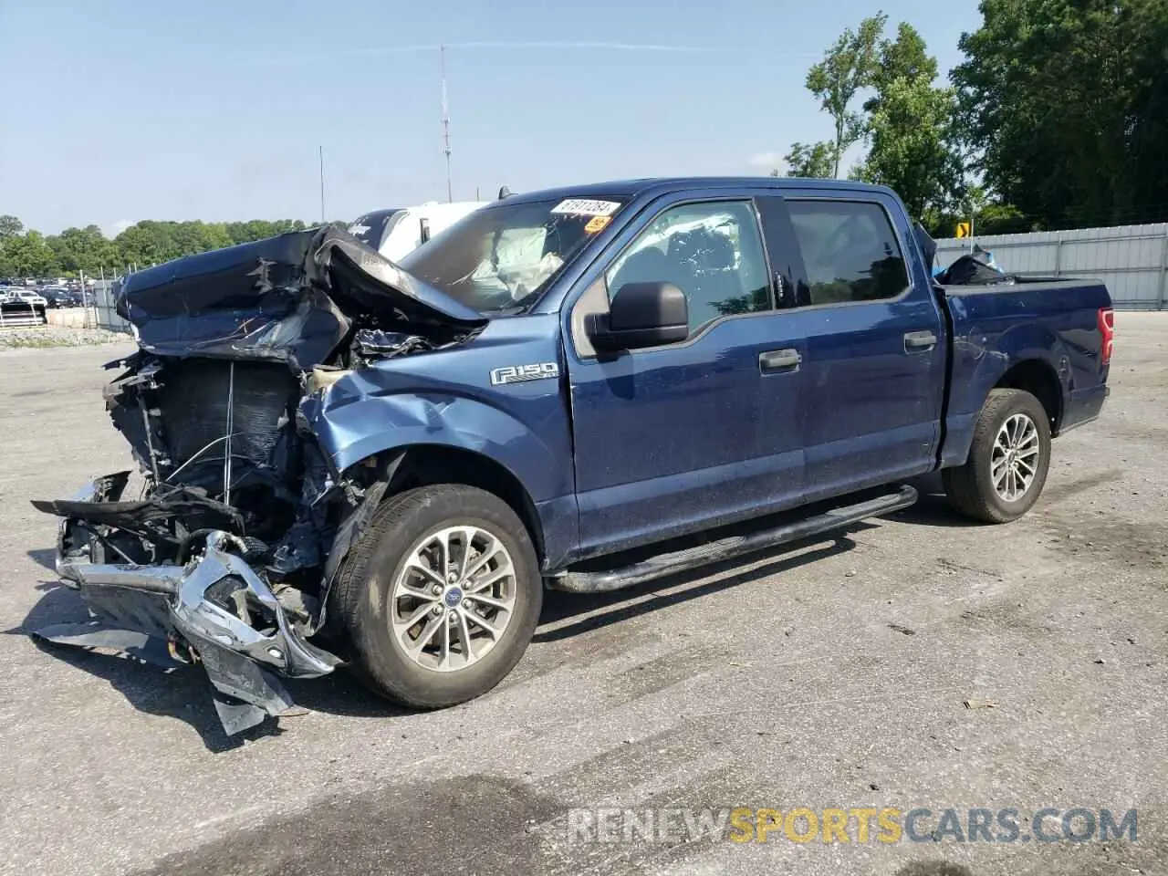 1 Photograph of a damaged car 1FTEW1CBXKKE76125 FORD F-150 2019