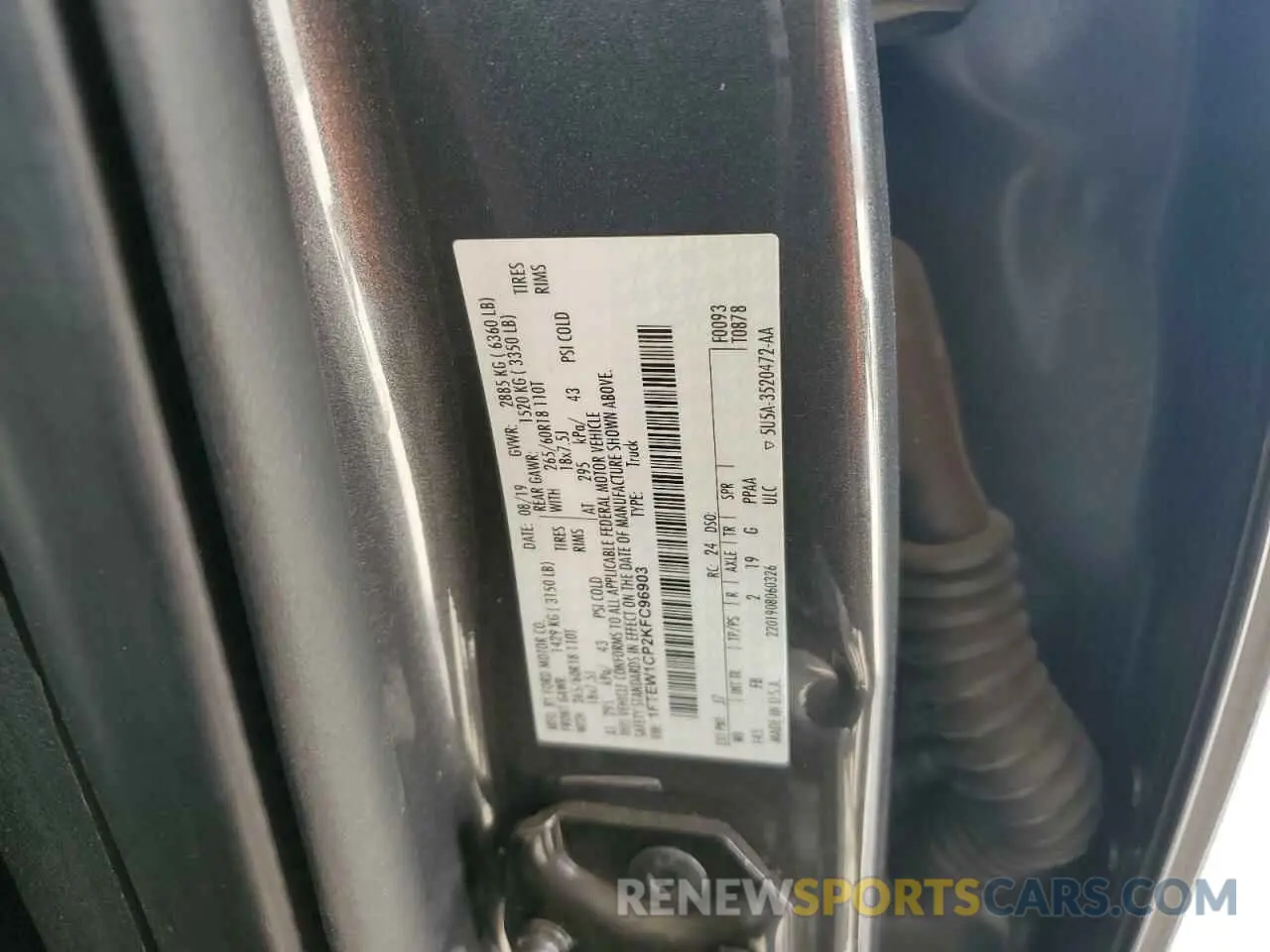 12 Photograph of a damaged car 1FTEW1CP2KFC96903 FORD F-150 2019