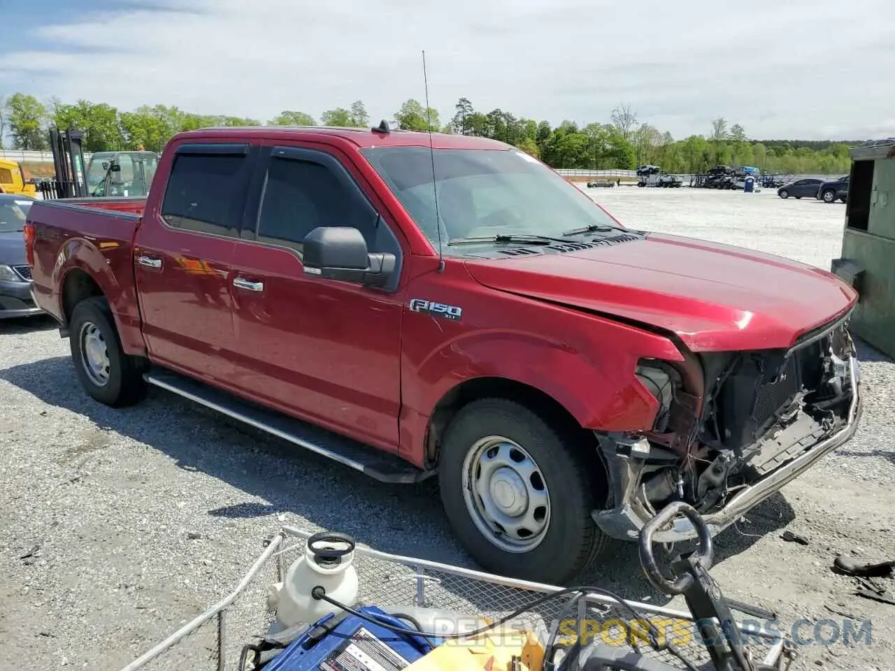 4 Фотография поврежденного автомобиля 1FTEW1E43KFB11681 FORD F-150 2019