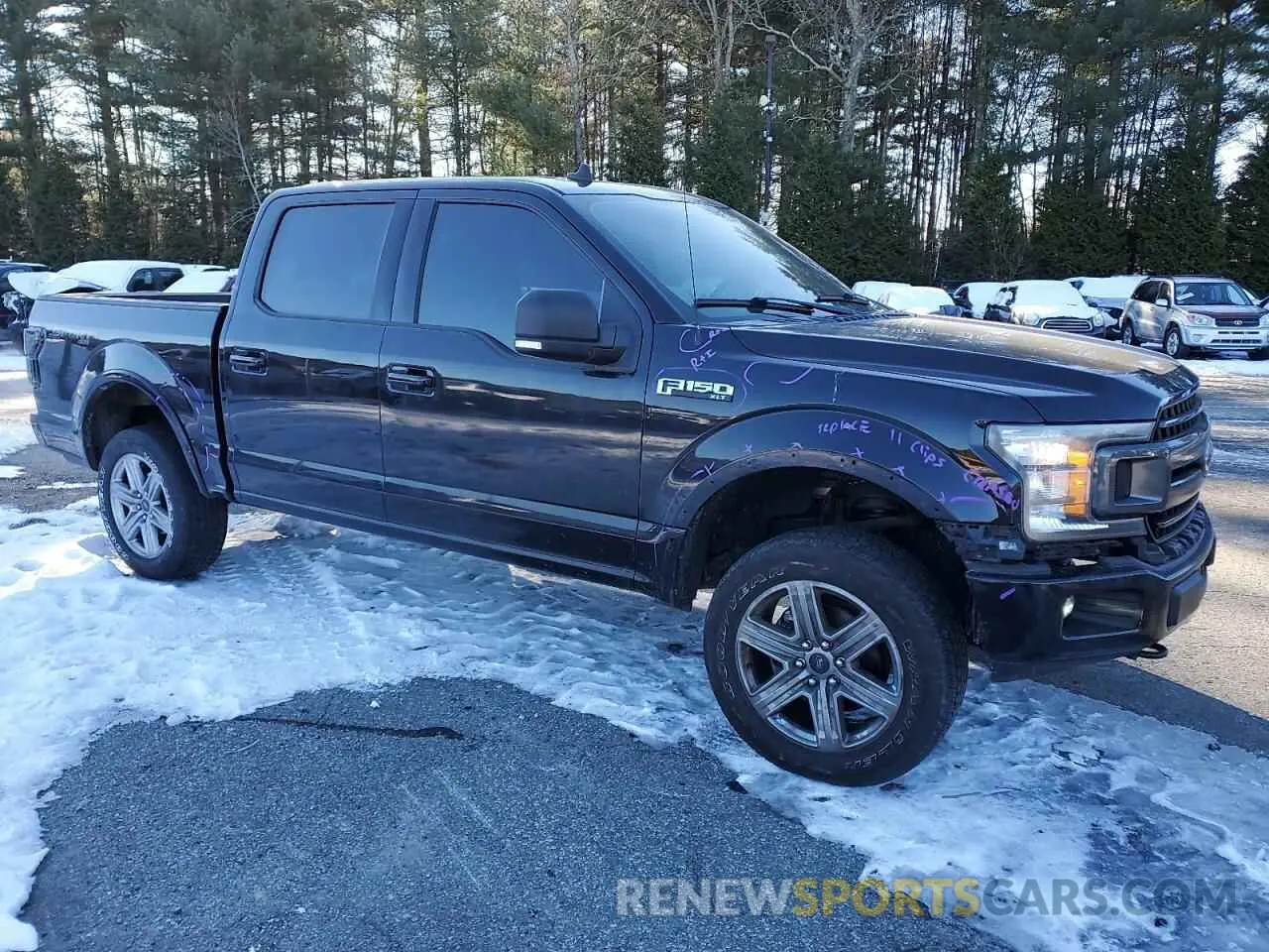 4 Фотография поврежденного автомобиля 1FTEW1E55KFC58125 FORD F-150 2019