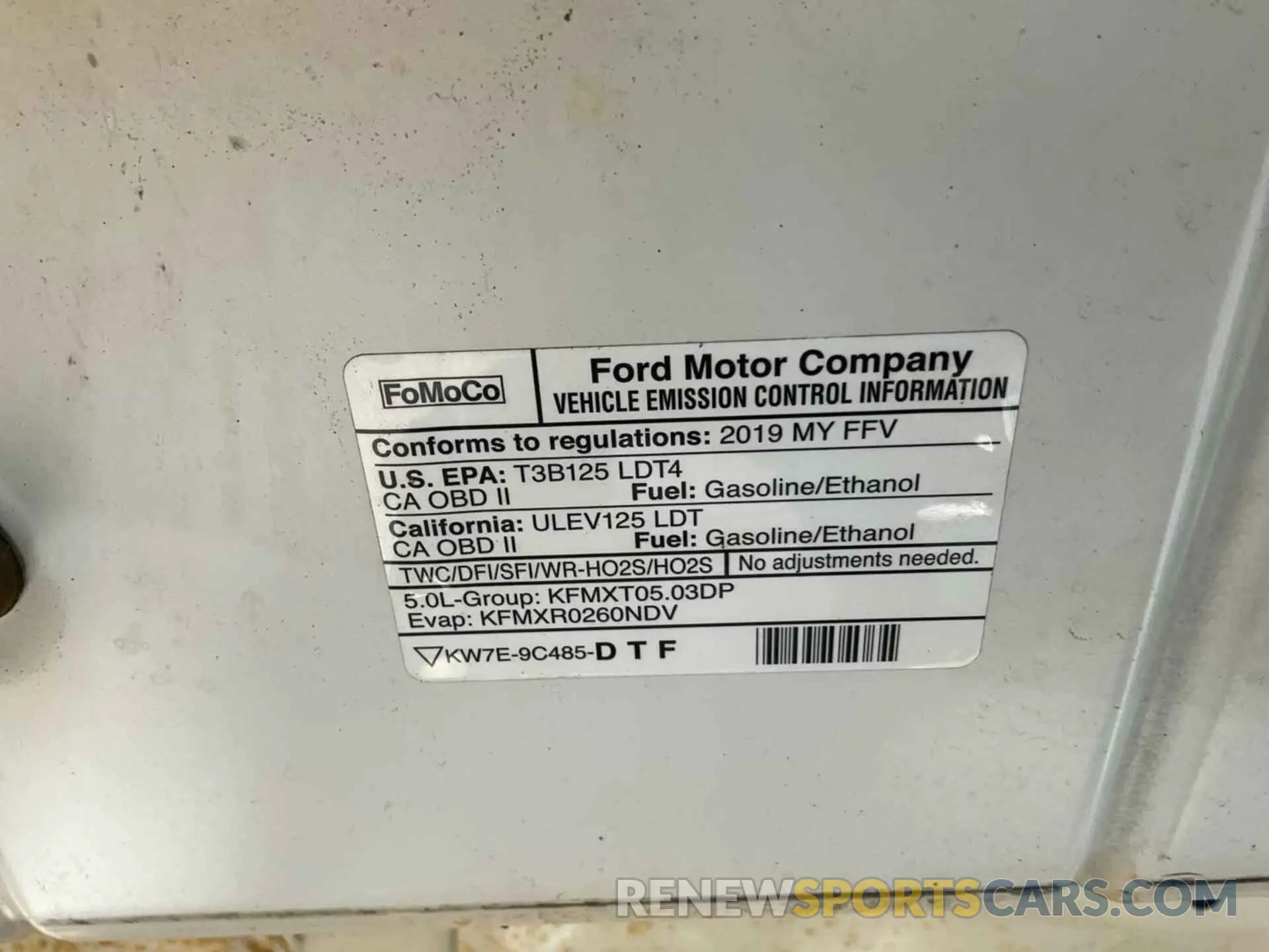11 Photograph of a damaged car 1FTFW1E51KKE63632 FORD F-150 2019