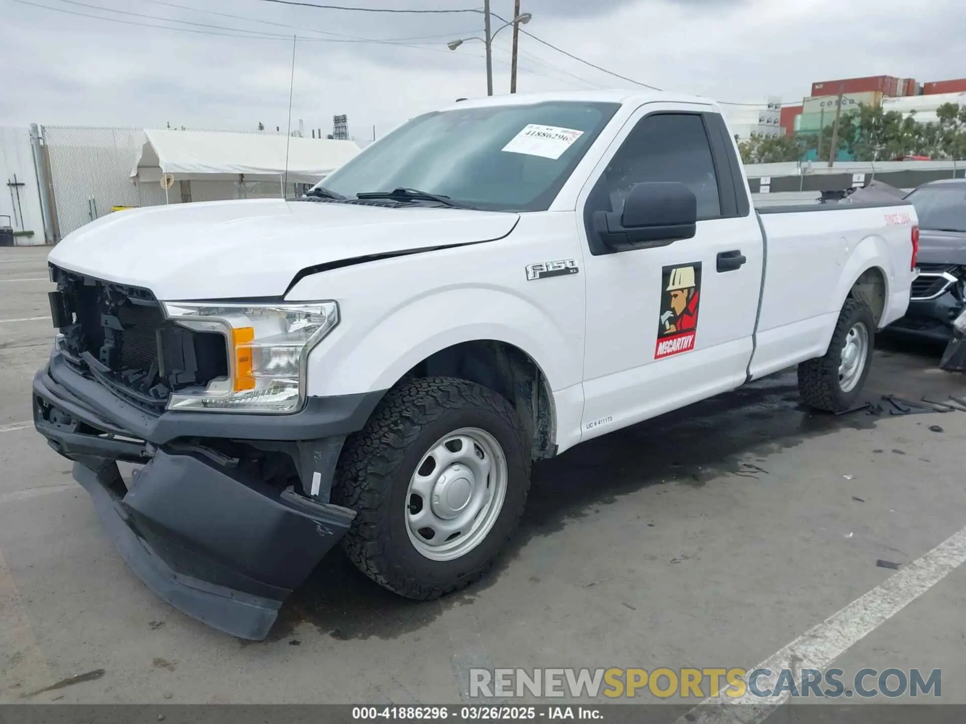 2 Фотография поврежденного автомобиля 1FTMF1C57KKC92024 FORD F-150 2019