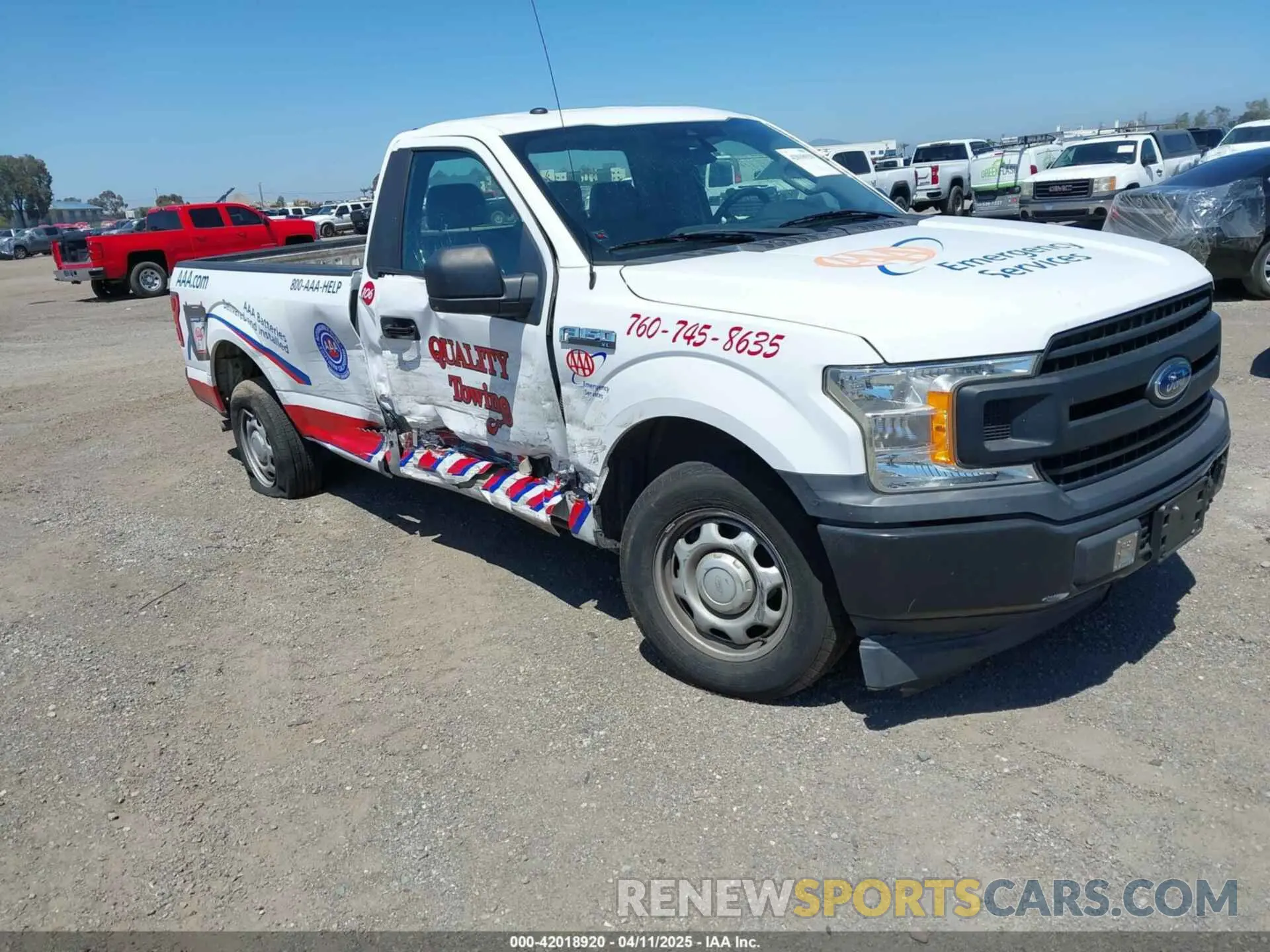 1 Photograph of a damaged car 1FTMF1CB3KKC86887 FORD F-150 2019