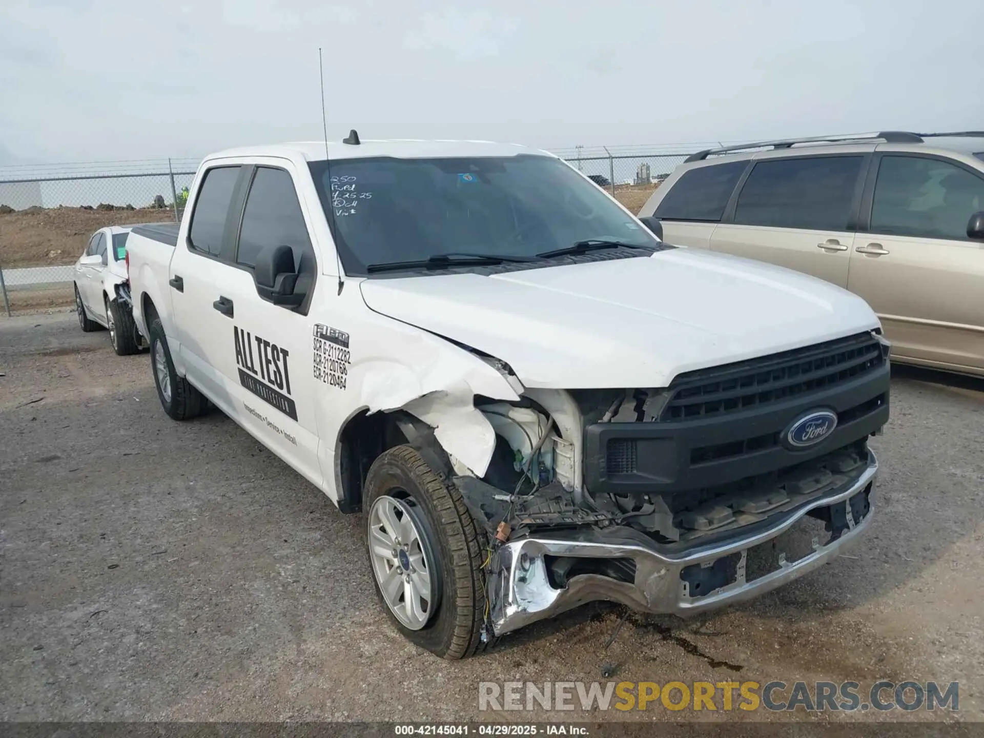 1 Photograph of a damaged car 1FTEW1CB7LKF25864 FORD F-150 2020