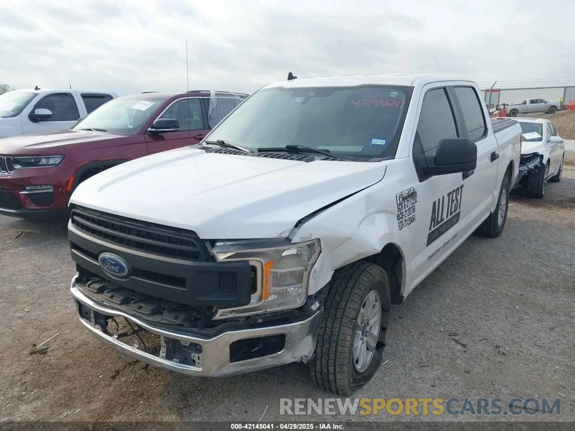 2 Photograph of a damaged car 1FTEW1CB7LKF25864 FORD F-150 2020