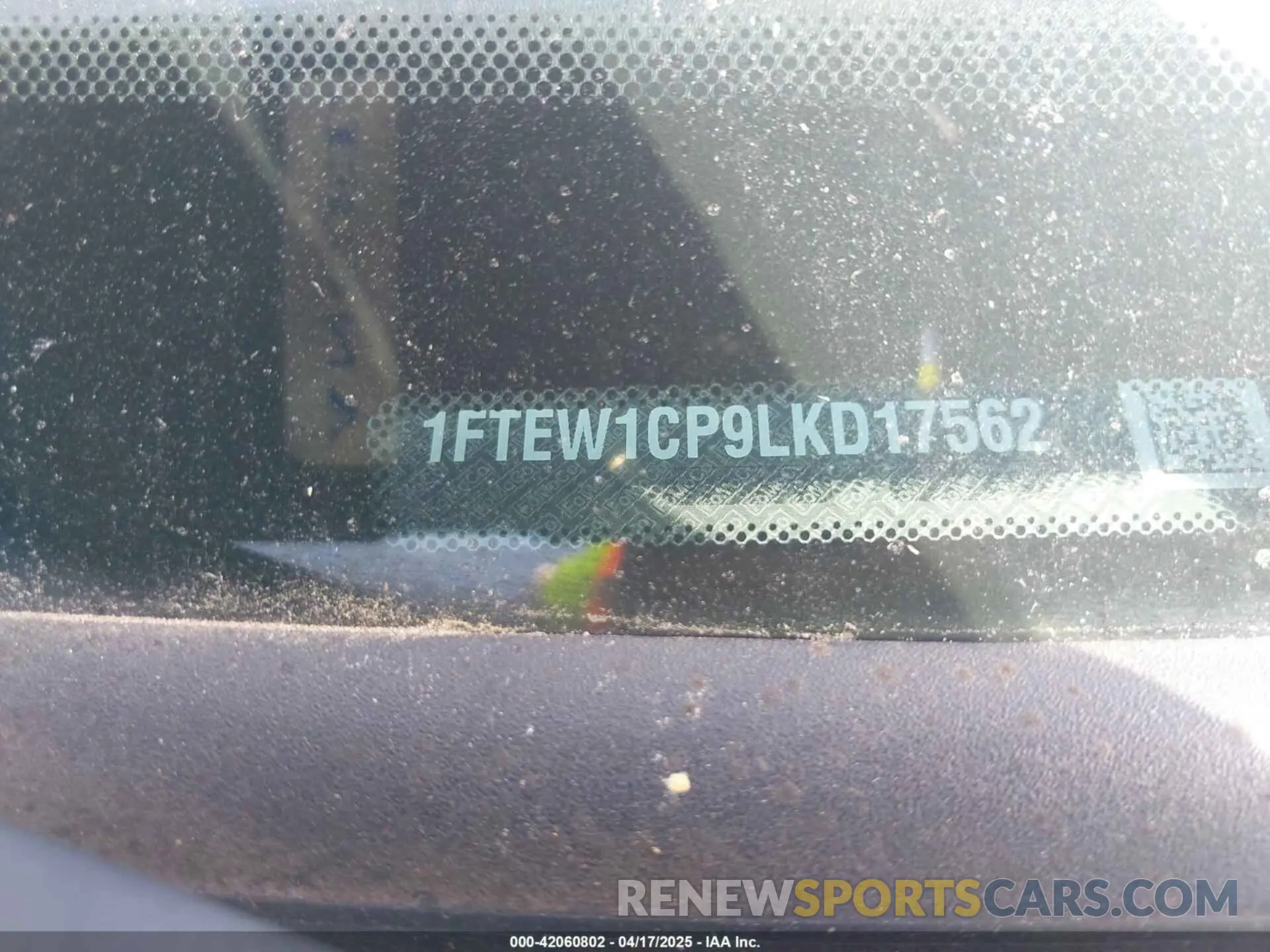 9 Фотография поврежденного автомобиля 1FTEW1CP9LKD17562 FORD F-150 2020