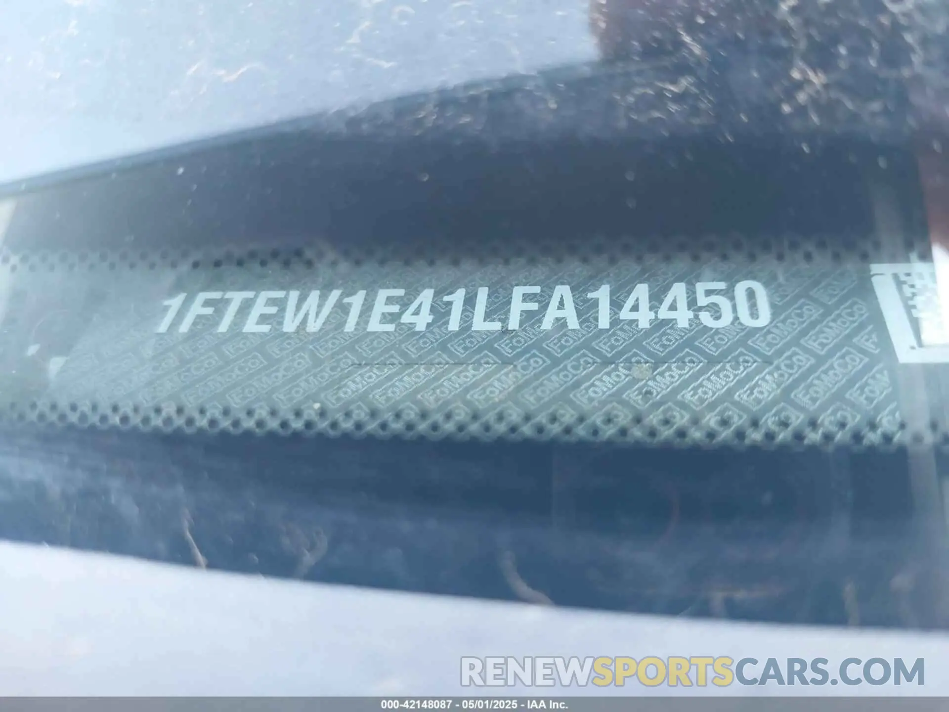 9 Фотография поврежденного автомобиля 1FTEW1E41LFA14450 FORD F-150 2020