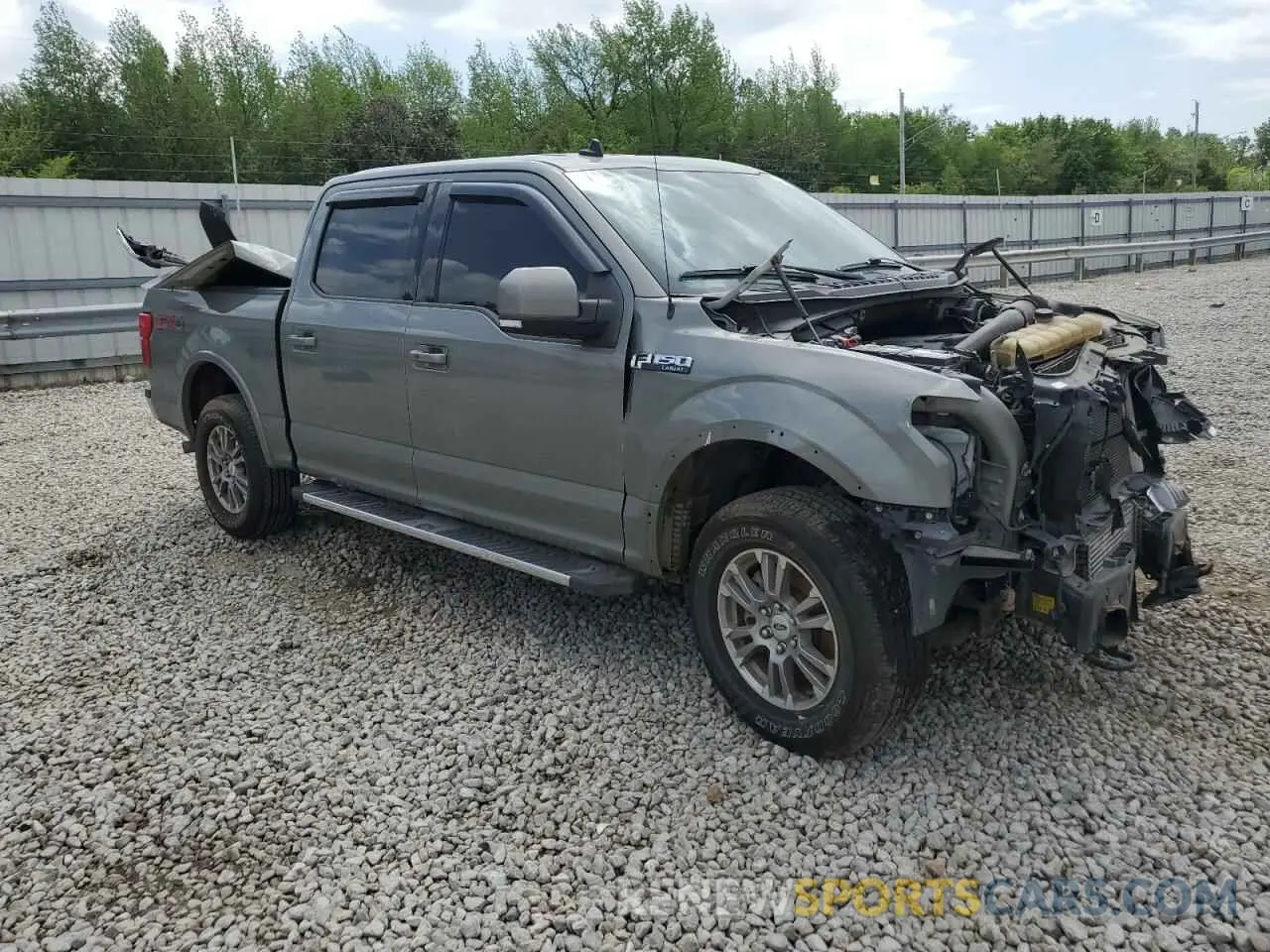 4 Фотография поврежденного автомобиля 1FTEW1E43LKE32371 FORD F-150 2020