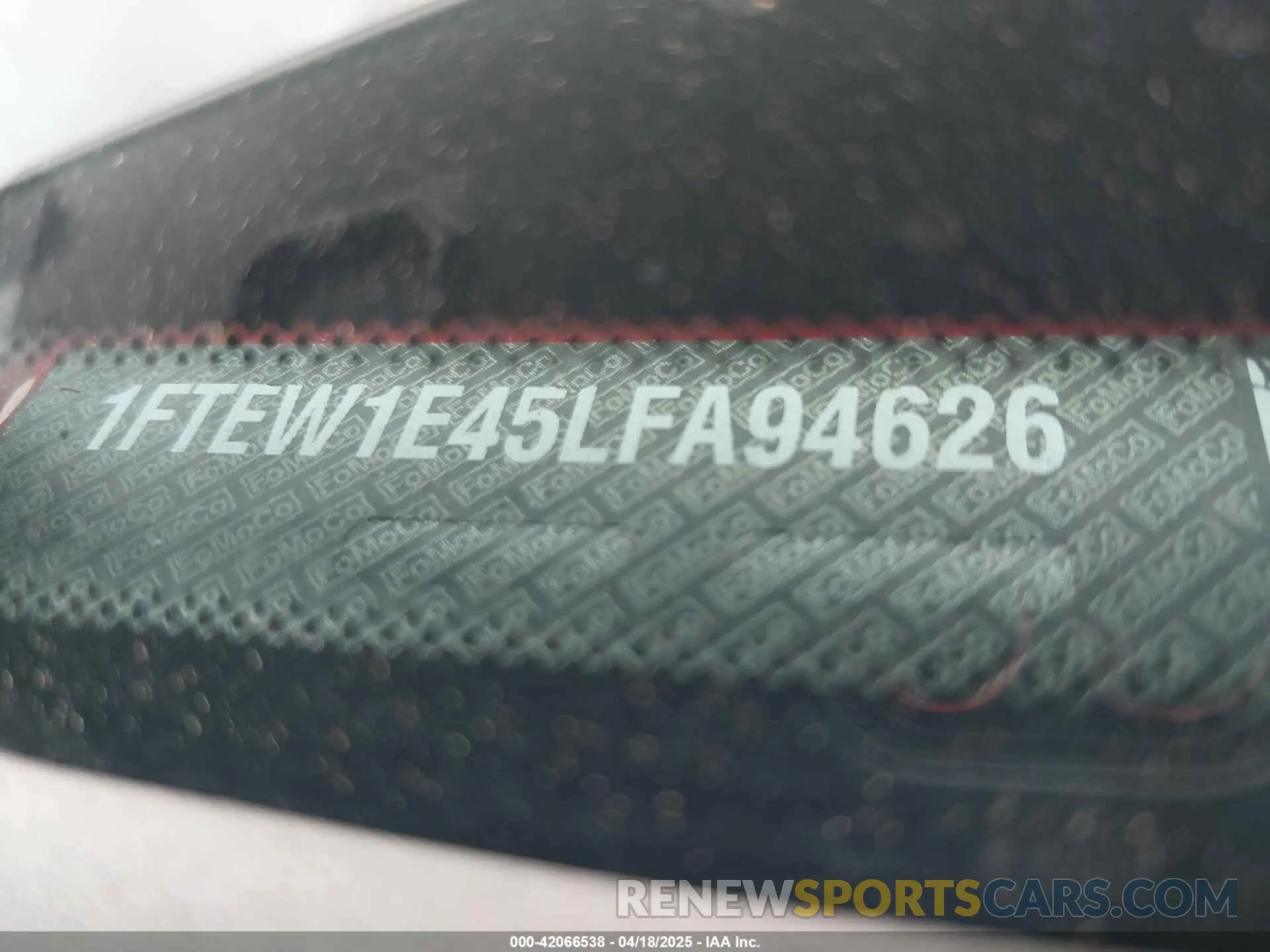 9 Photograph of a damaged car 1FTEW1E45LFA94626 FORD F-150 2020