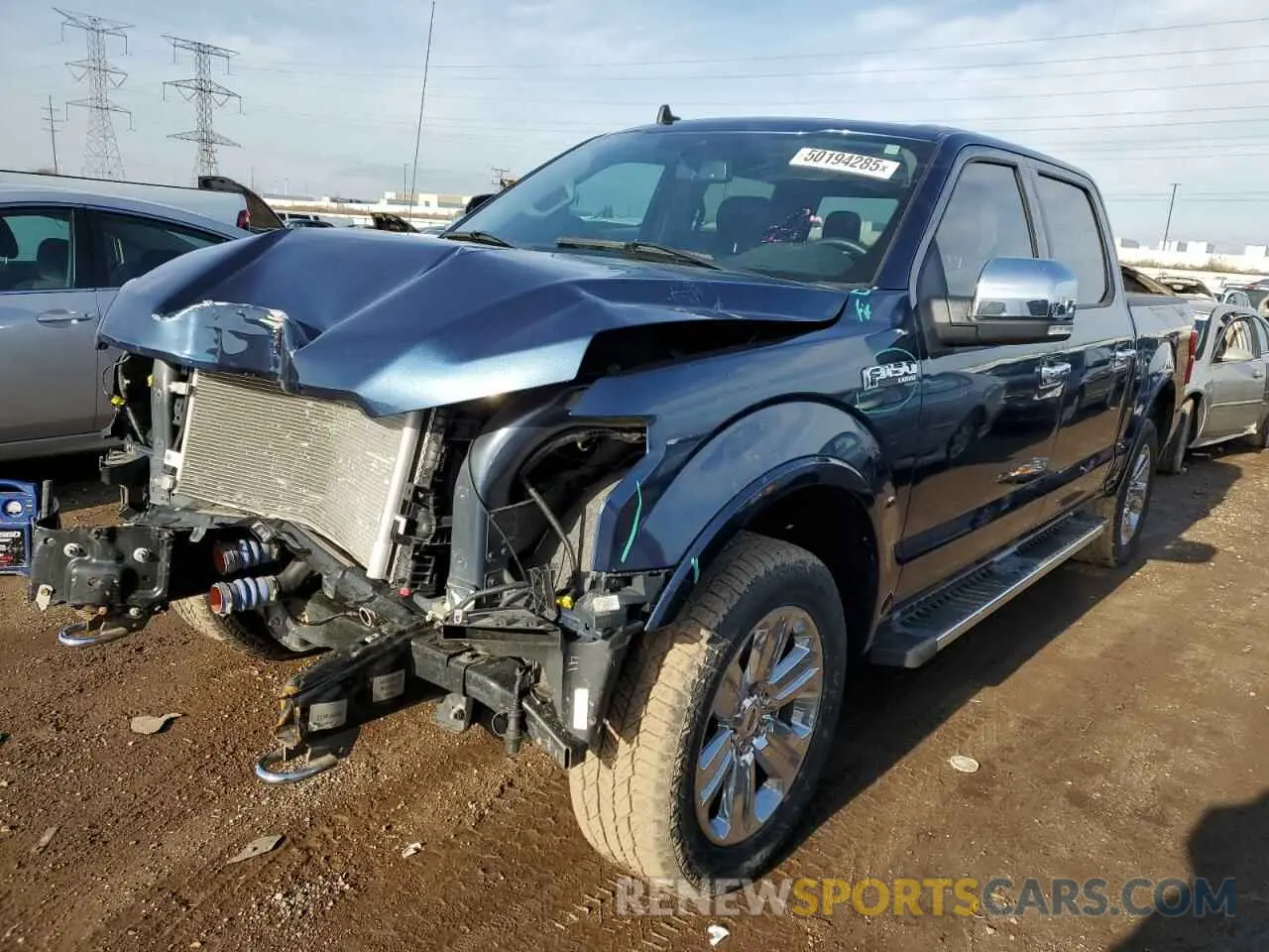 1 Photograph of a damaged car 1FTEW1E48LFB22953 FORD F-150 2020