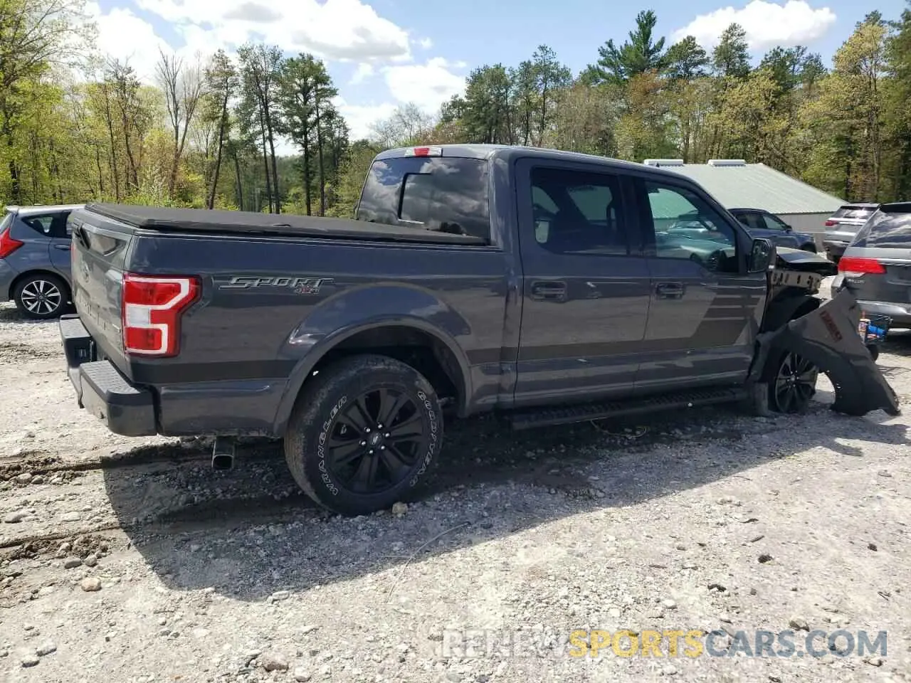 3 Фотография поврежденного автомобиля 1FTEW1E49LFC50652 FORD F-150 2020