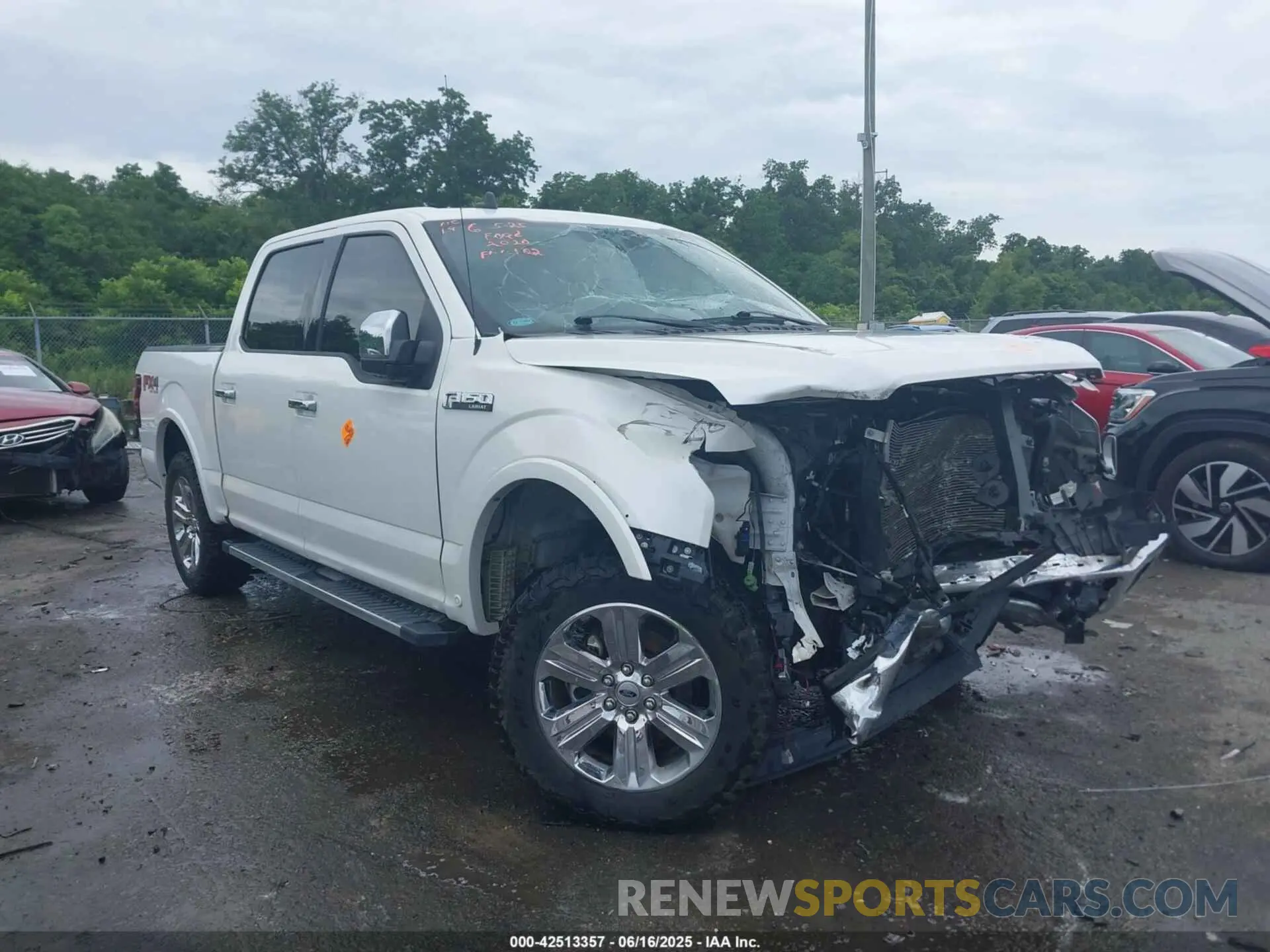 1 Photograph of a damaged car 1FTEW1E4XLKF44102 FORD F-150 2020