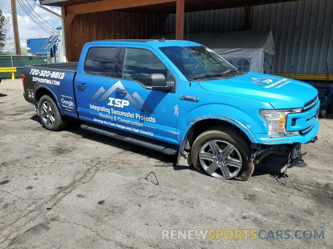 4 Фотография поврежденного автомобиля 1FTFW1E57LKE76497 FORD F-150 2020