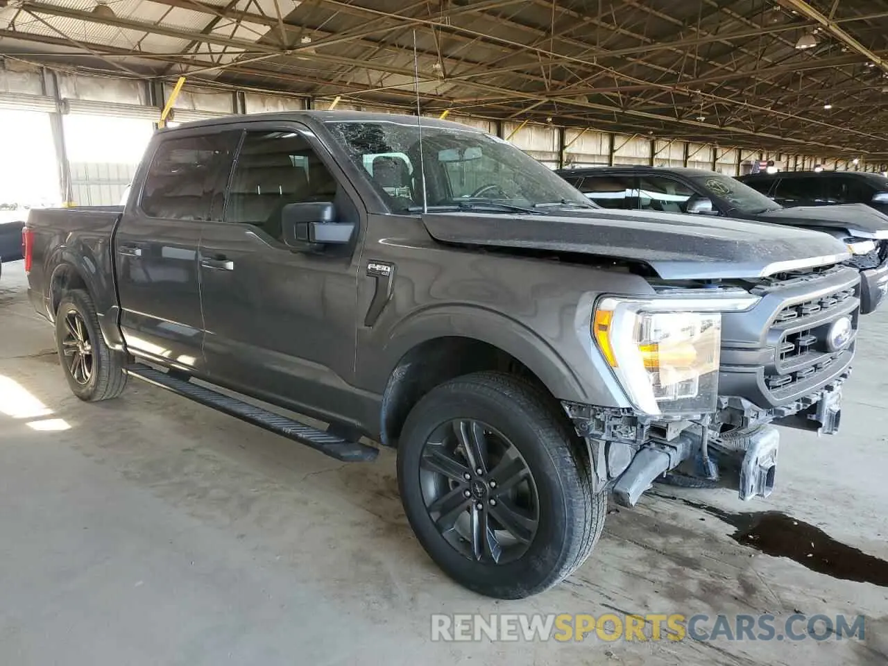 4 Фотография поврежденного автомобиля 1FTEW1C58MFB54623 FORD F-150 2021
