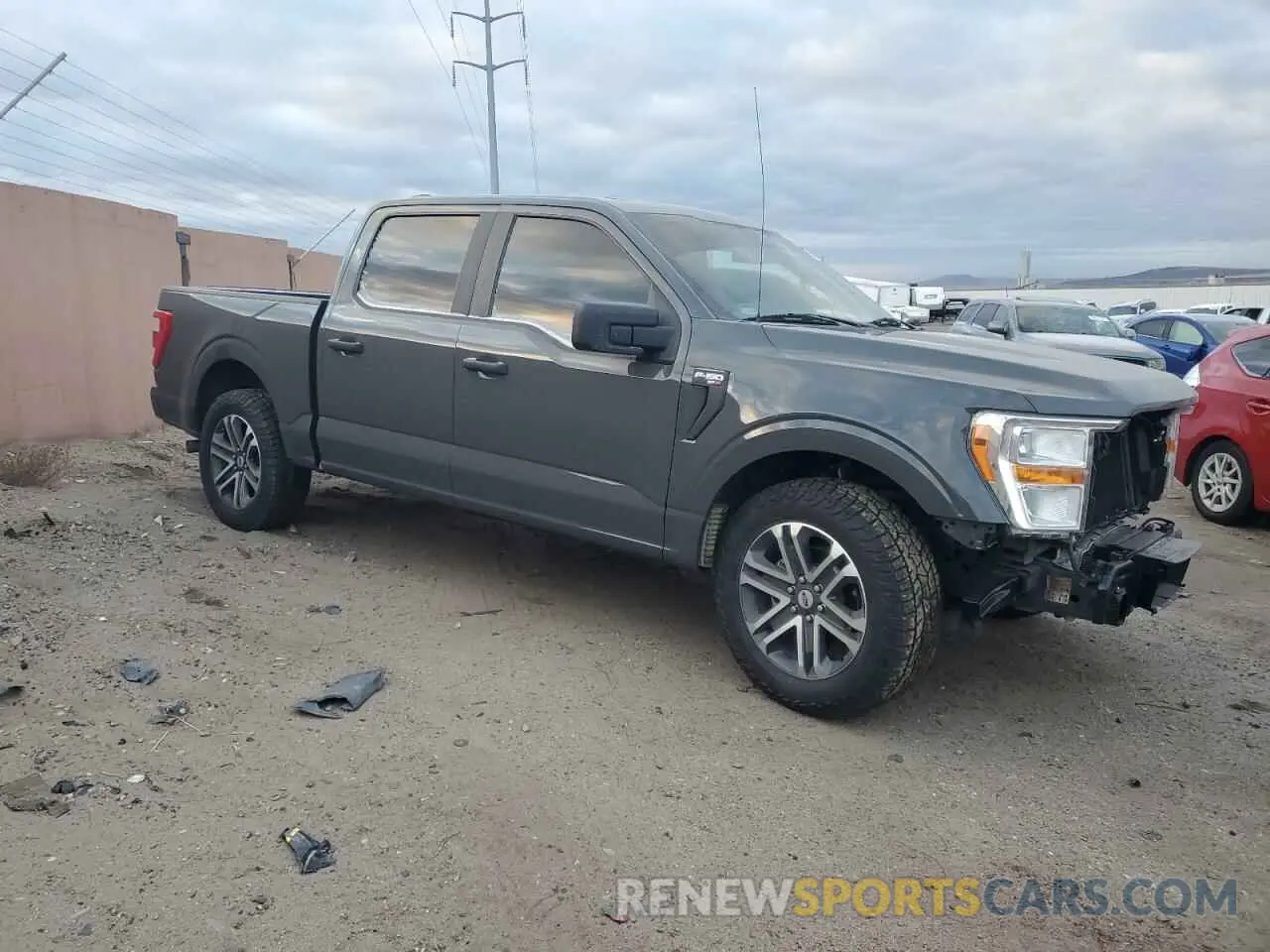 4 Фотография поврежденного автомобиля 1FTEW1CP5MKD46333 FORD F-150 2021