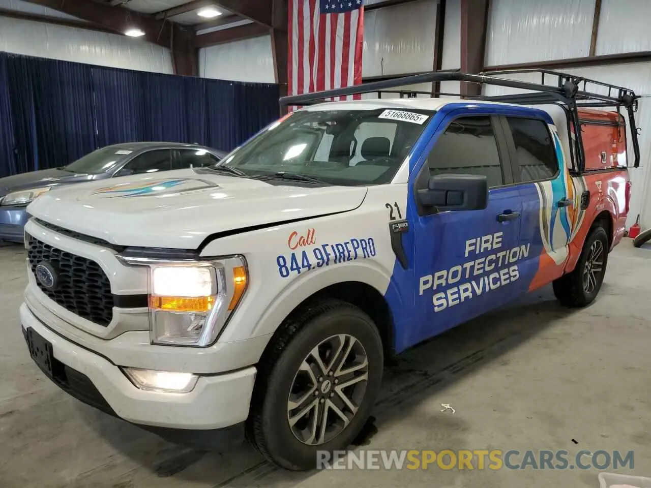 1 Photograph of a damaged car 1FTEW1CP7MFB23817 FORD F-150 2021