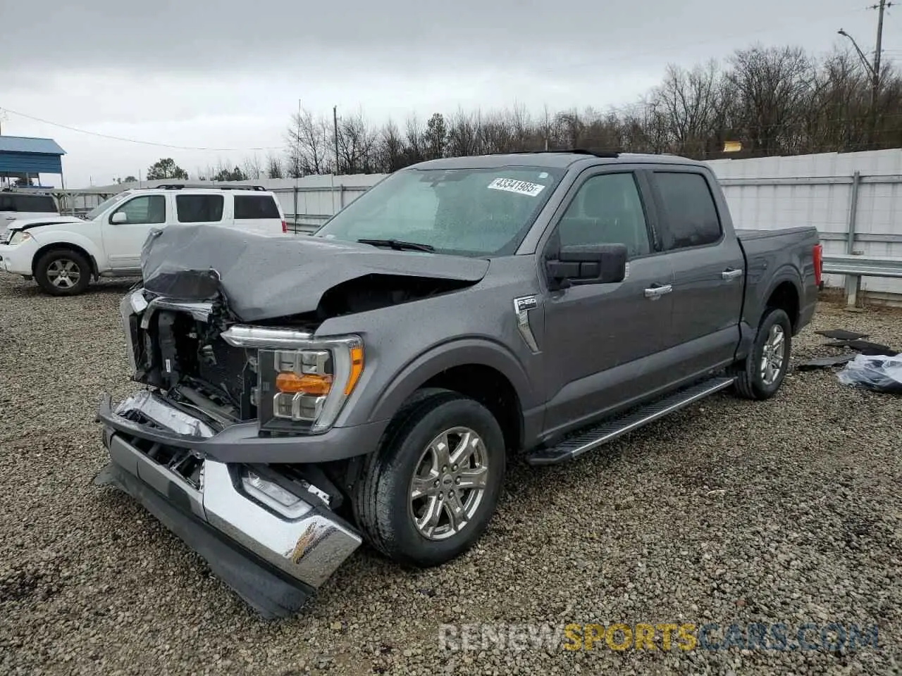 1 Photograph of a damaged car 1FTEW1CP9MFA45931 FORD F-150 2021