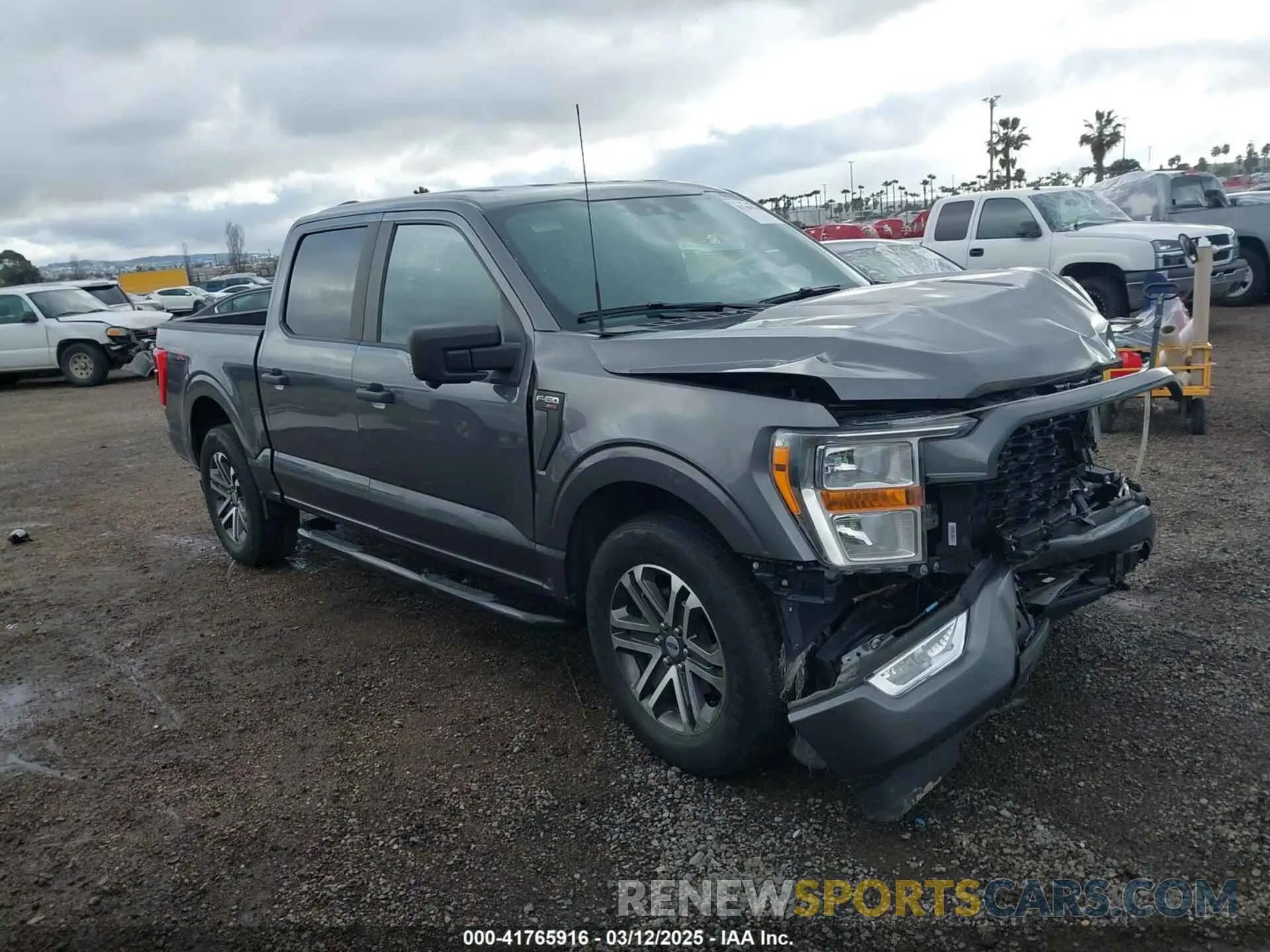 1 Фотография поврежденного автомобиля 1FTEW1CPXMFC34281 FORD F-150 2021