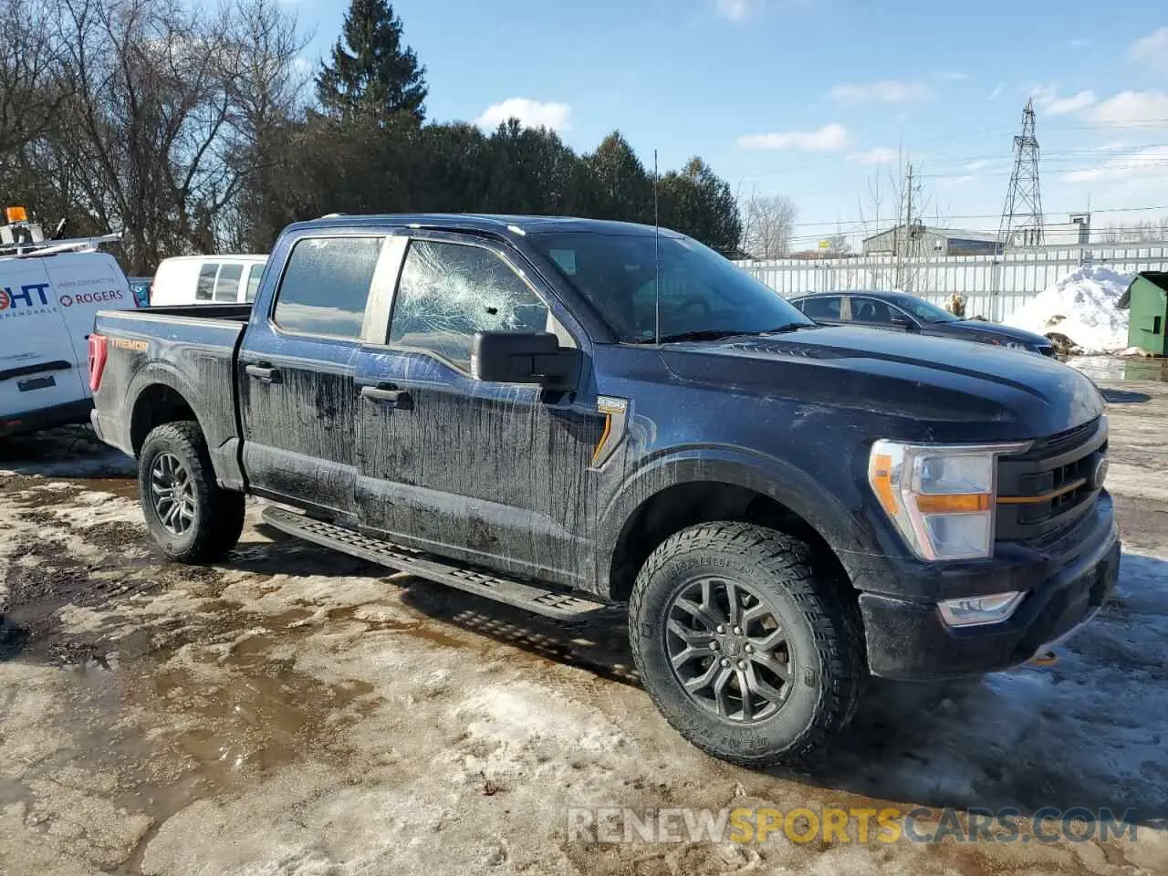 4 Фотография поврежденного автомобиля 1FTEW1E89MFC67083 FORD F-150 2021
