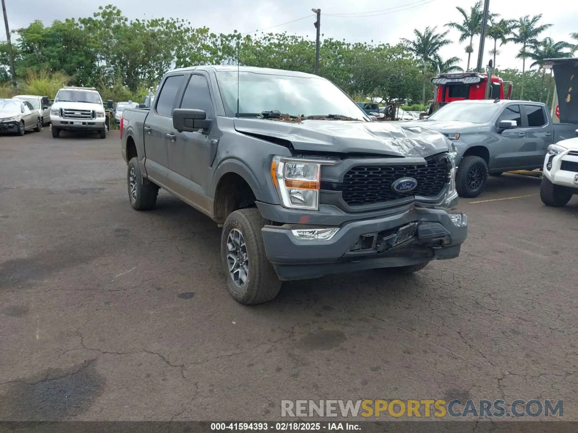 1 Photograph of a damaged car 1FTEW1EP0MFB94936 FORD F-150 2021