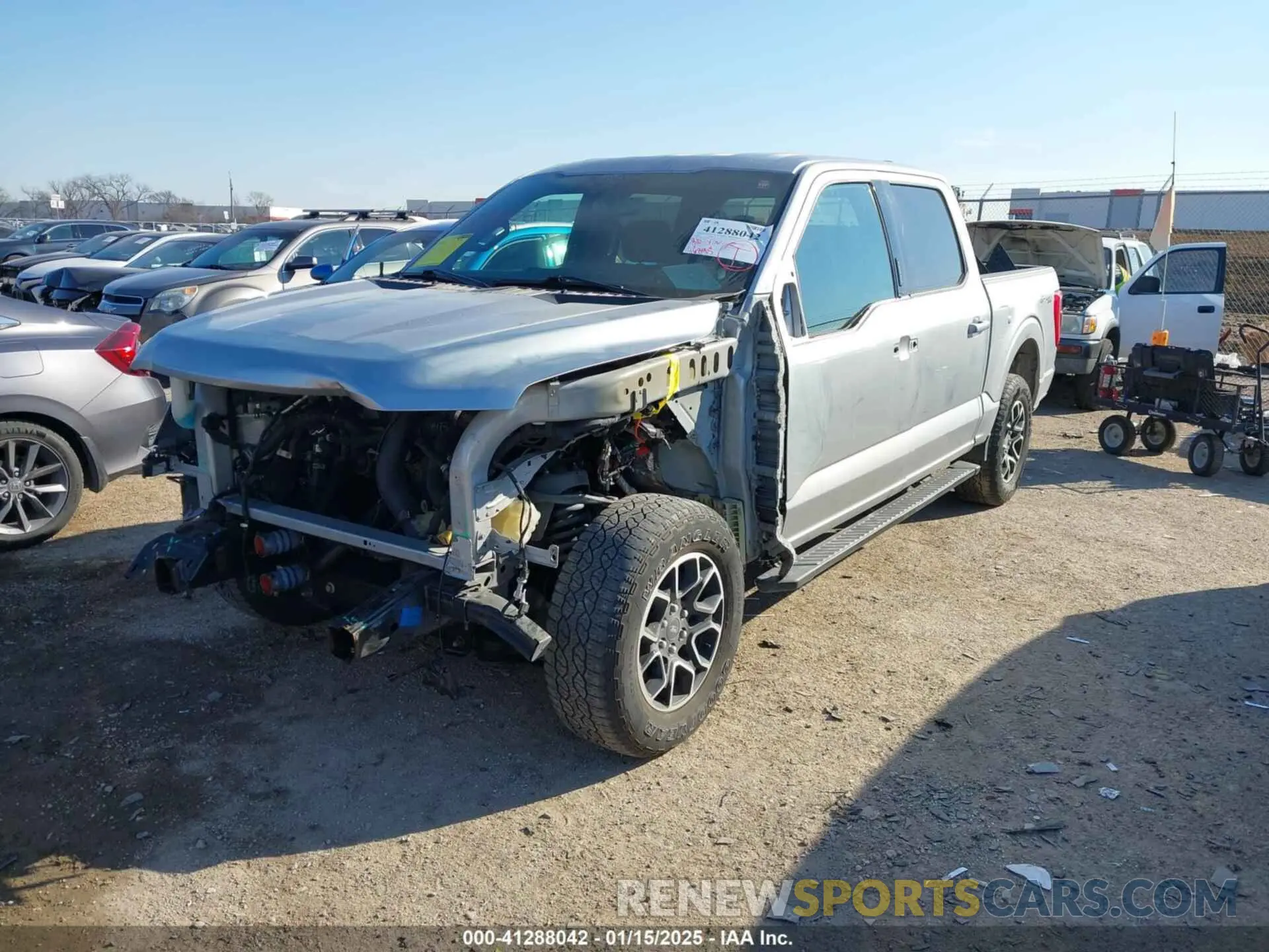 2 Фотография поврежденного автомобиля 1FTEW1EP6MFA24287 FORD F-150 2021