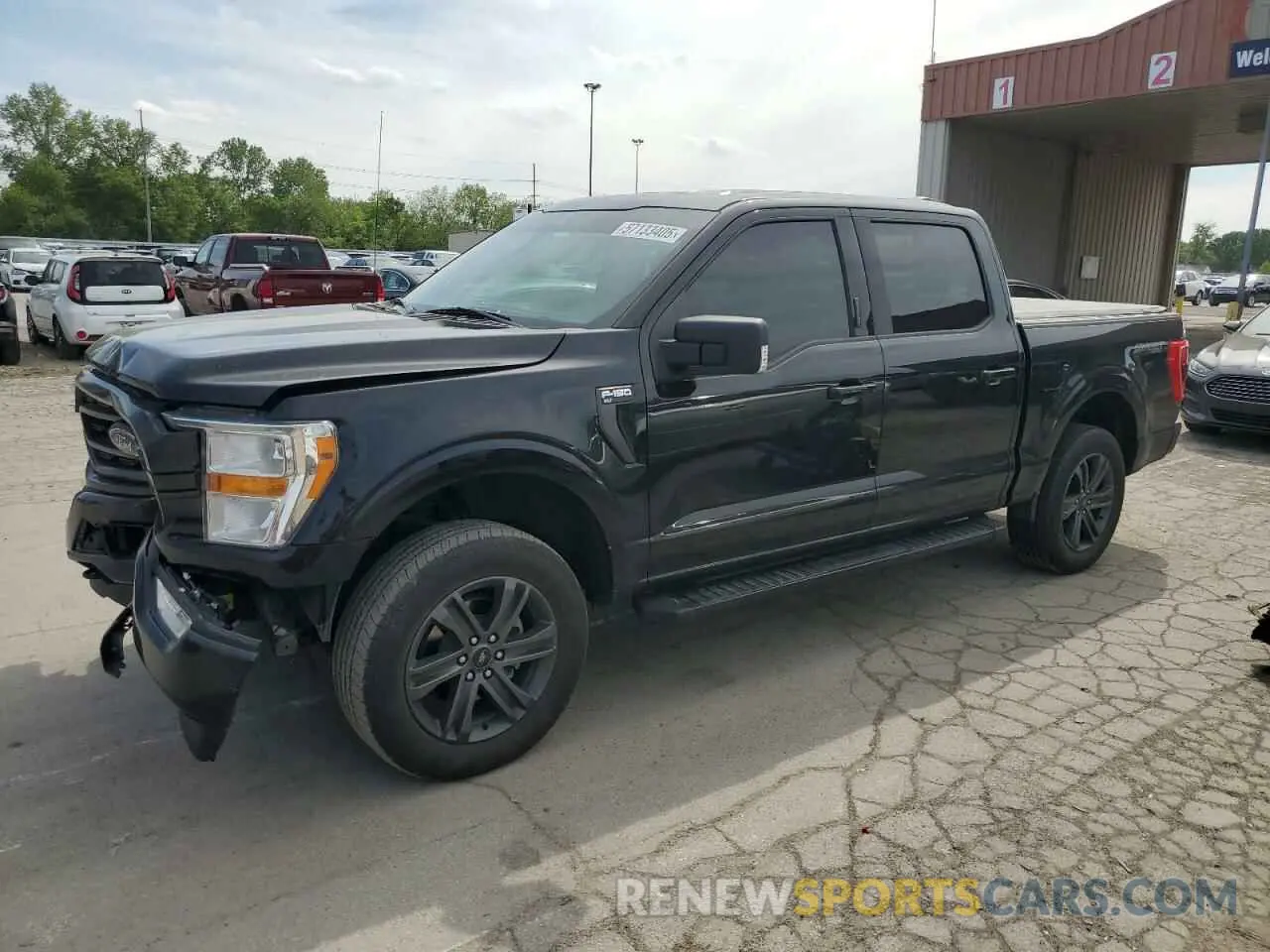 1 Фотография поврежденного автомобиля 1FTEW1EP7MFA05716 FORD F-150 2021