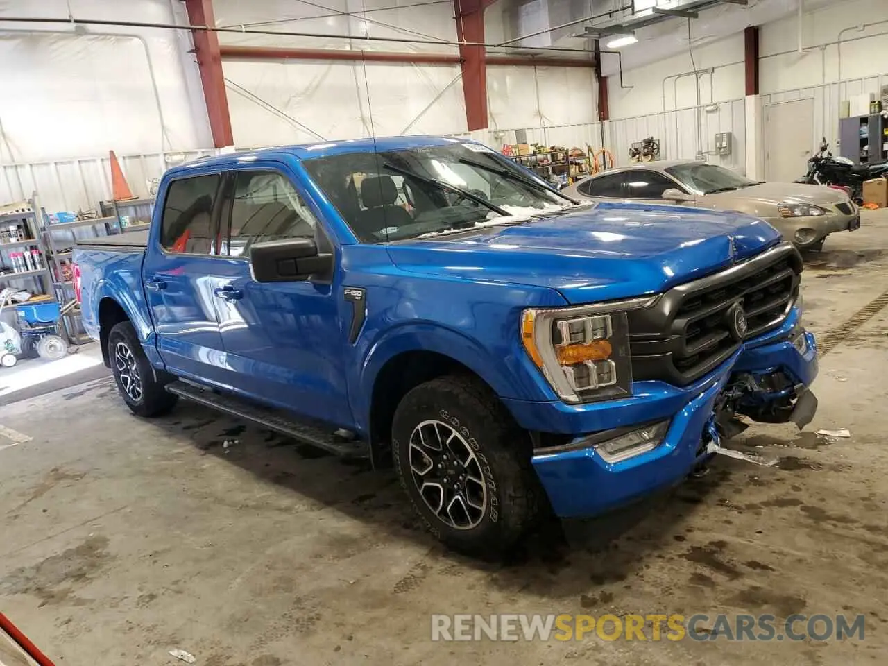 4 Фотография поврежденного автомобиля 1FTEW1EP8MKD25716 FORD F-150 2021