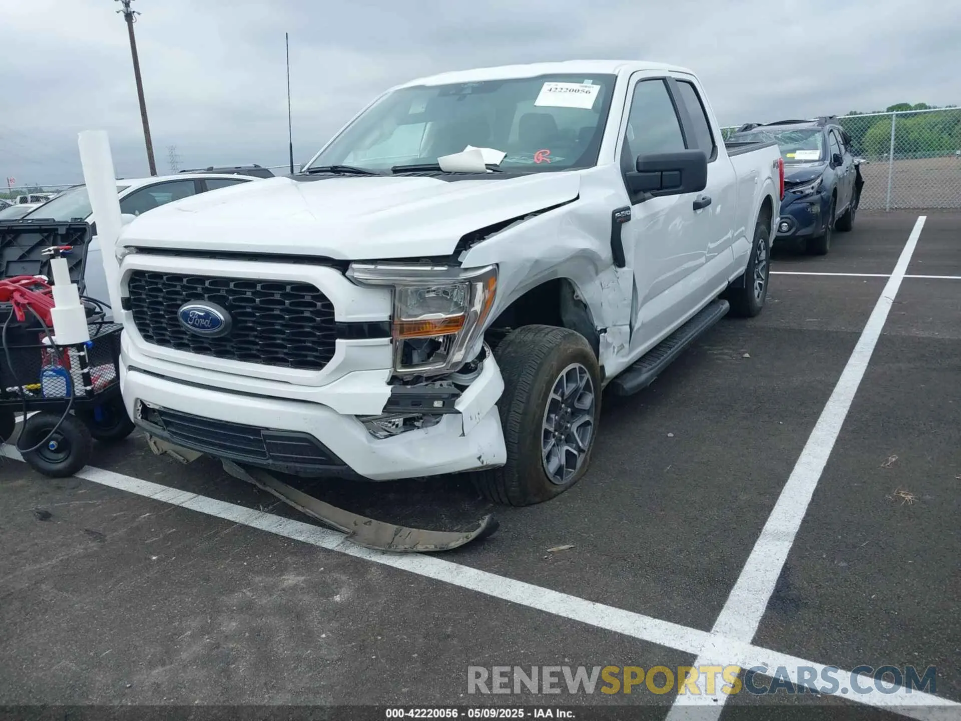 6 Фотография поврежденного автомобиля 1FTEX1C51MFD08456 FORD F-150 2021
