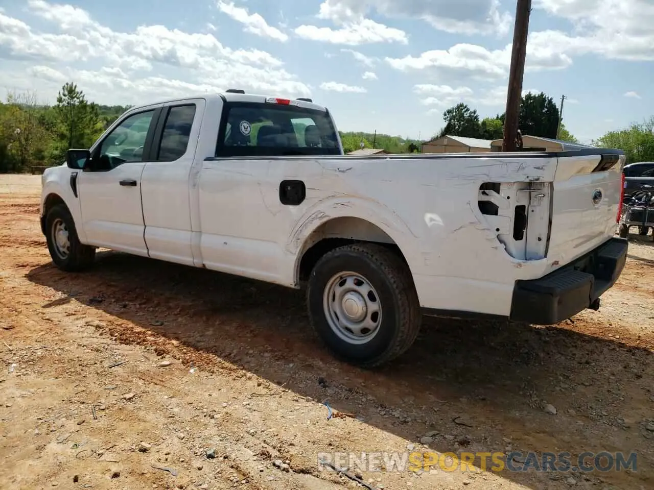 2 Photograph of a damaged car 1FTEX1C58MKD26833 FORD F-150 2021