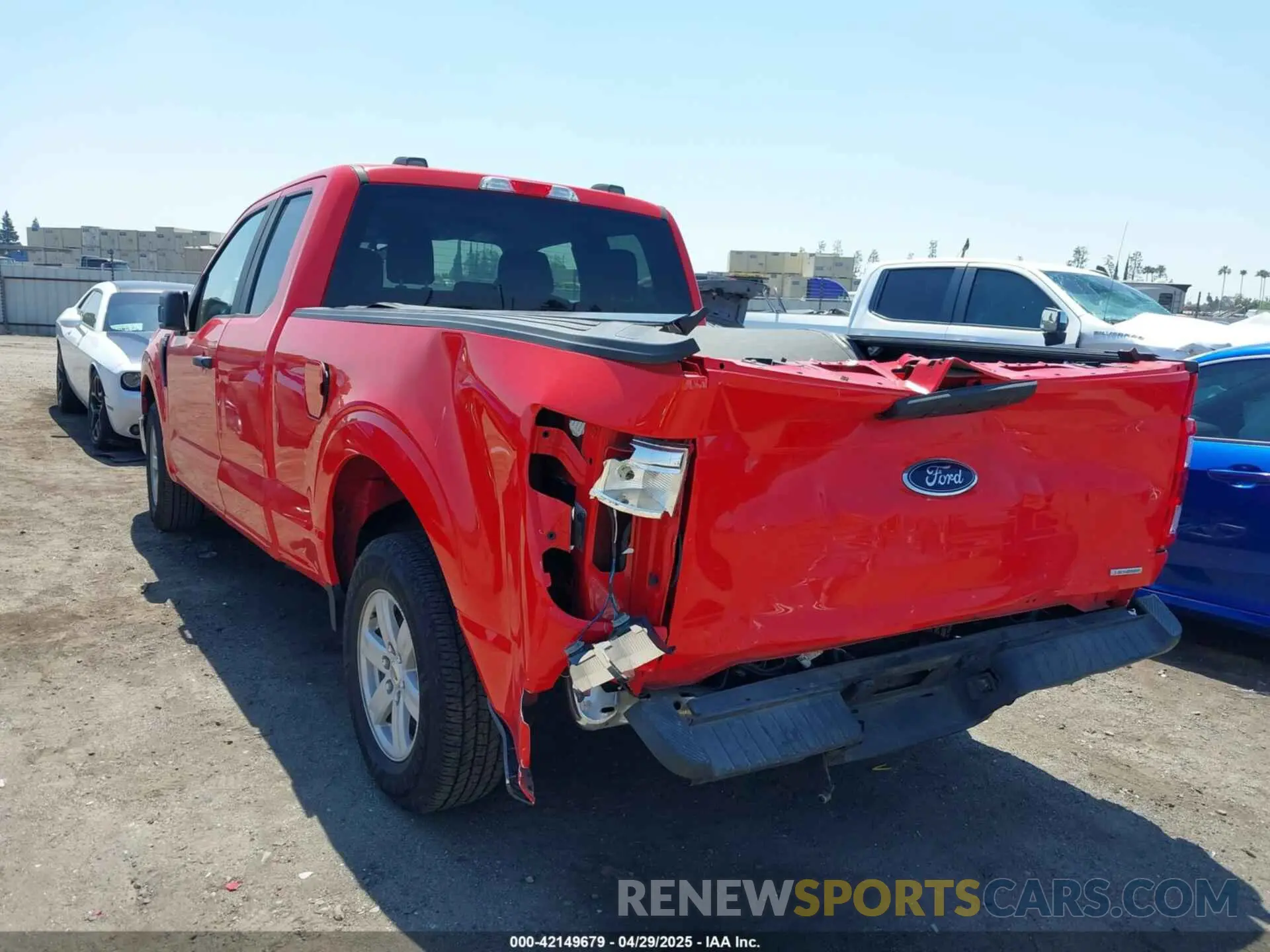 3 Фотография поврежденного автомобиля 1FTEX1C82MKE57427 FORD F-150 2021