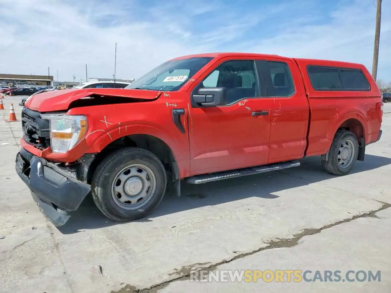 1 Фотография поврежденного автомобиля 1FTEX1CB3MKF13161 FORD F-150 2021