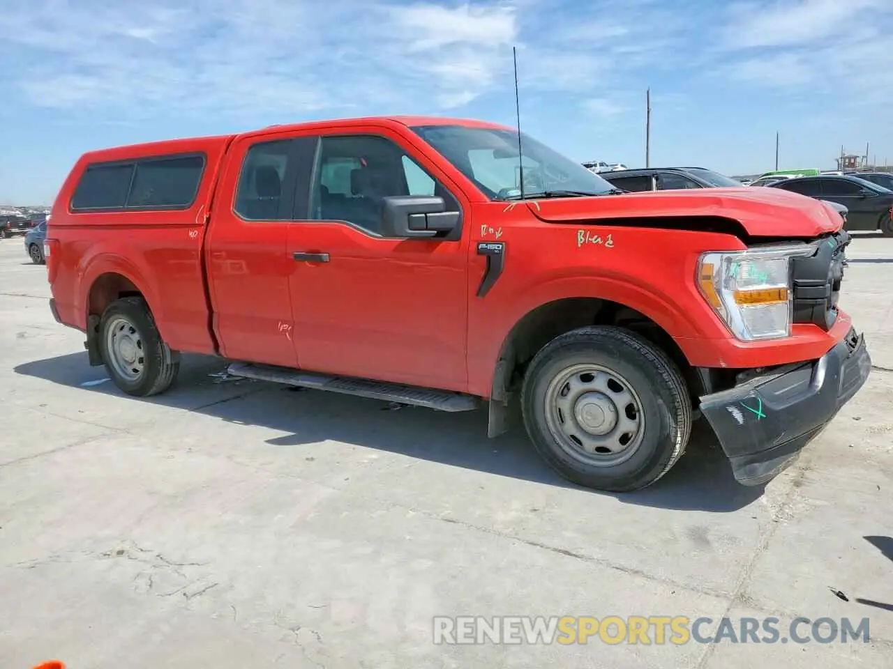 4 Фотография поврежденного автомобиля 1FTEX1CB3MKF13161 FORD F-150 2021