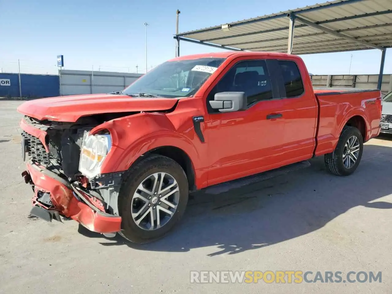 1 Photograph of a damaged car 1FTEX1CP8MKD04669 FORD F-150 2021