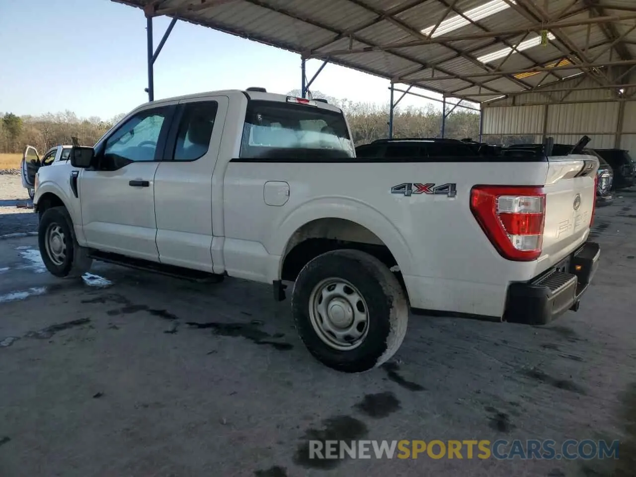2 Photograph of a damaged car 1FTEX1EB0MKE46113 FORD F-150 2021
