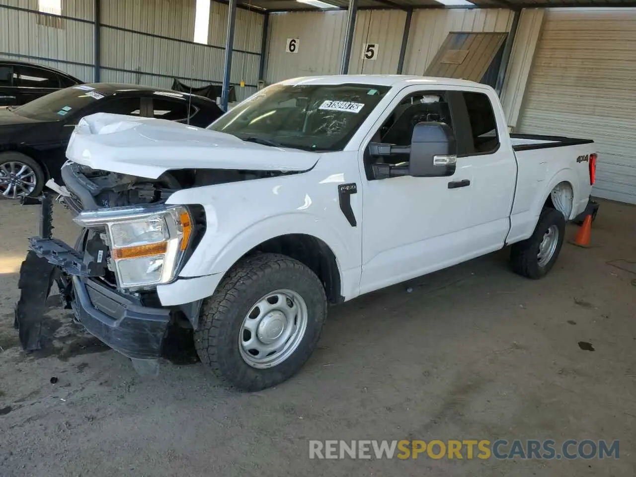 1 Photograph of a damaged car 1FTEX1EP2MKF02869 FORD F-150 2021