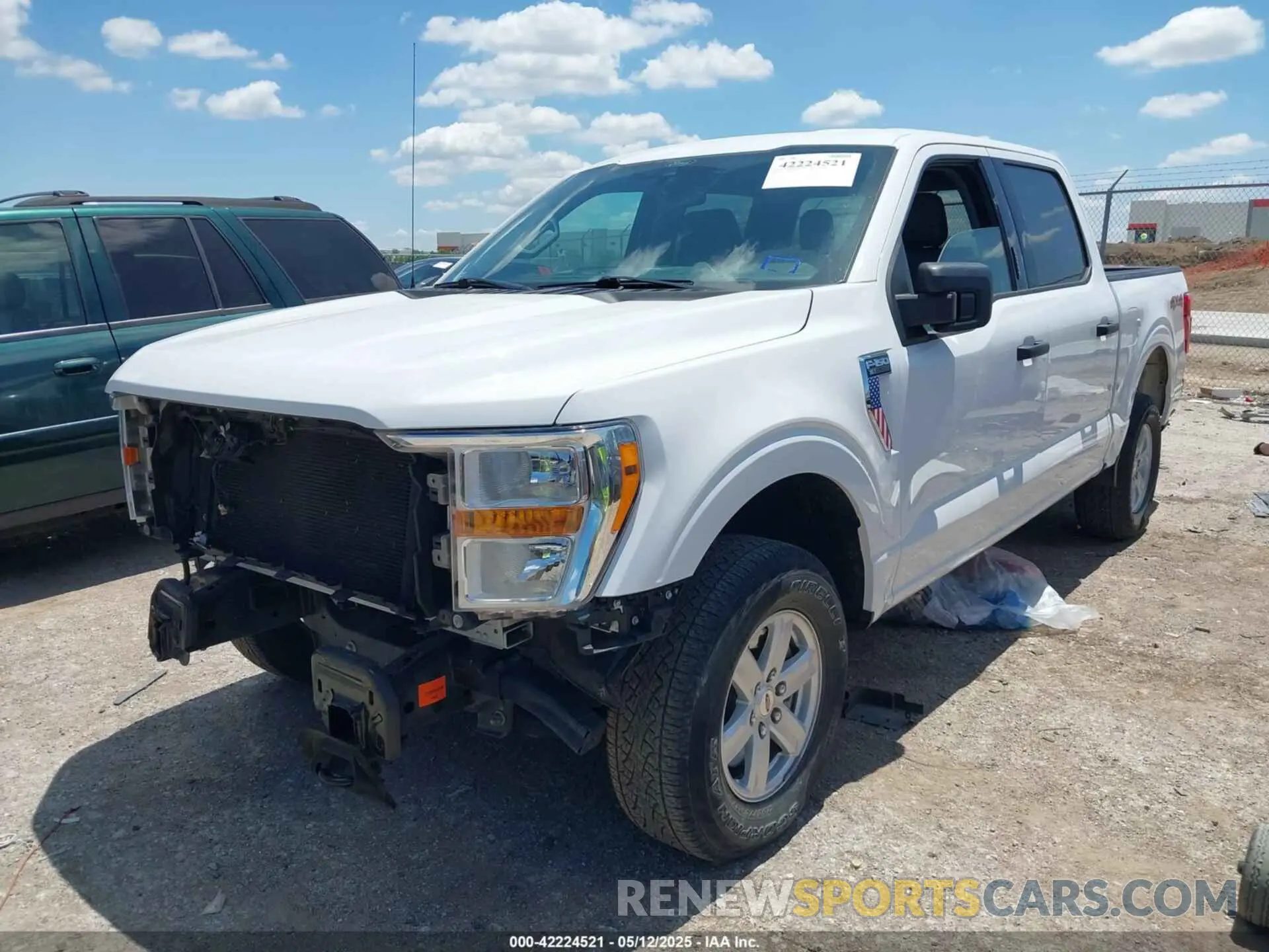 2 Photograph of a damaged car 1FTFW1E51MKD60861 FORD F-150 2021