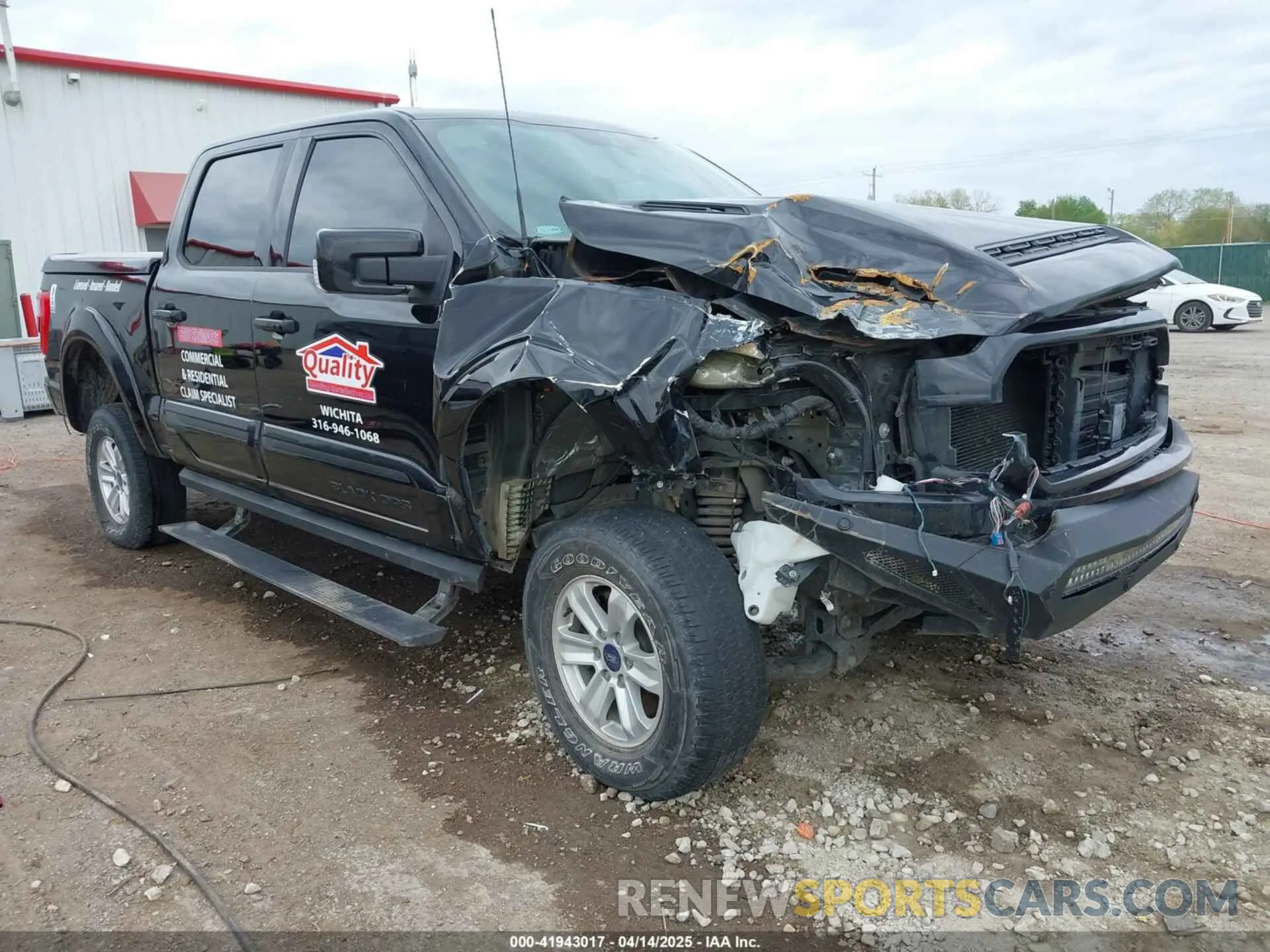 1 Photograph of a damaged car 1FTFW1E51MKF07972 FORD F-150 2021