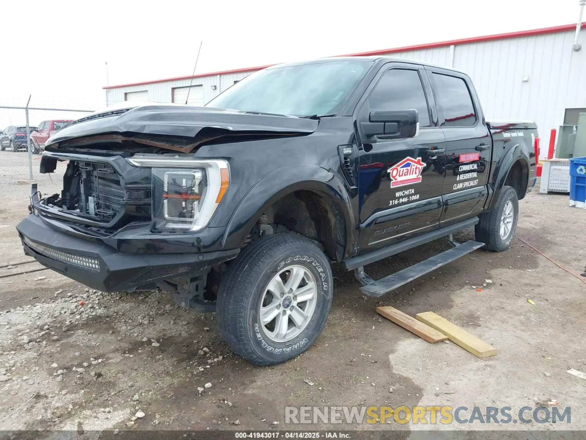 2 Photograph of a damaged car 1FTFW1E51MKF07972 FORD F-150 2021