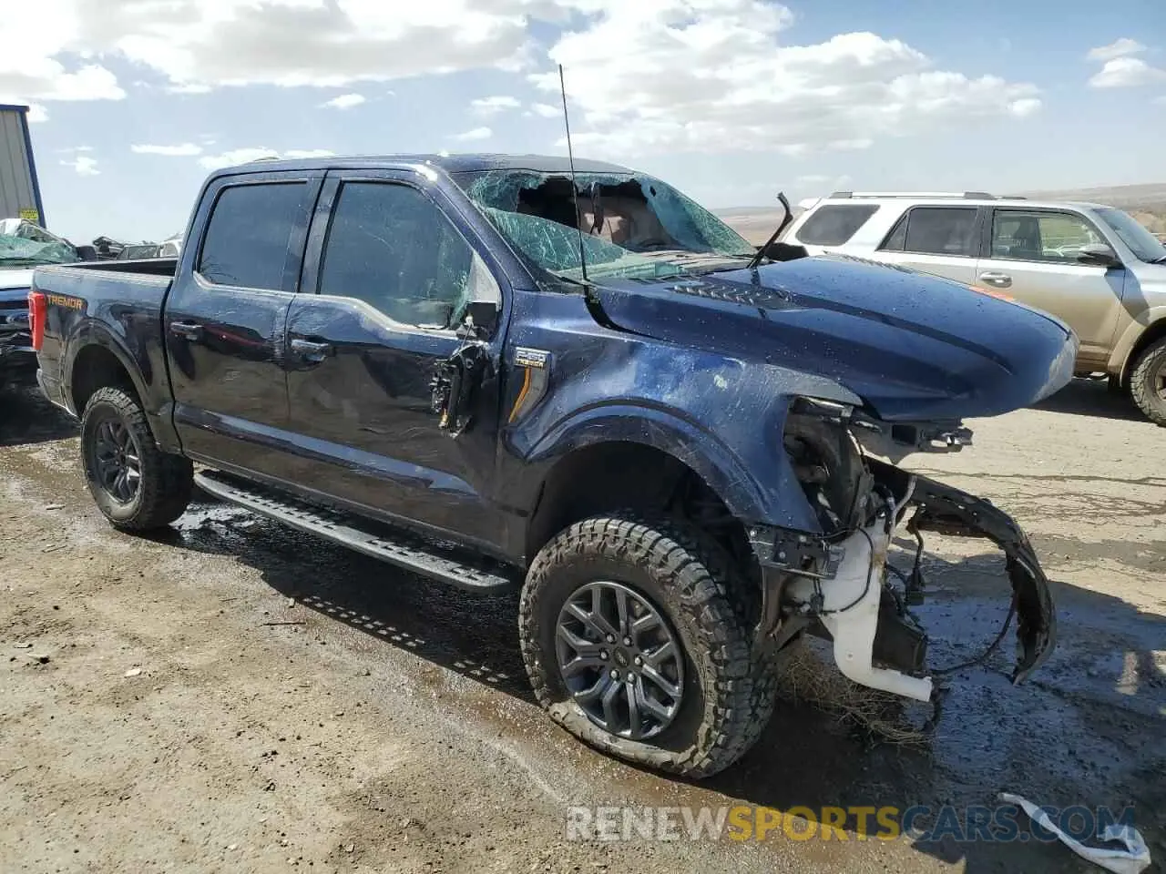 4 Фотография поврежденного автомобиля 1FTFW1E54PFB98740 FORD F-150 2021