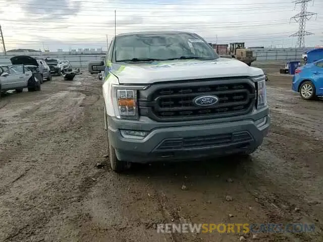 13 Photograph of a damaged car 1FTFW1E56MFD04925 FORD F-150 2021