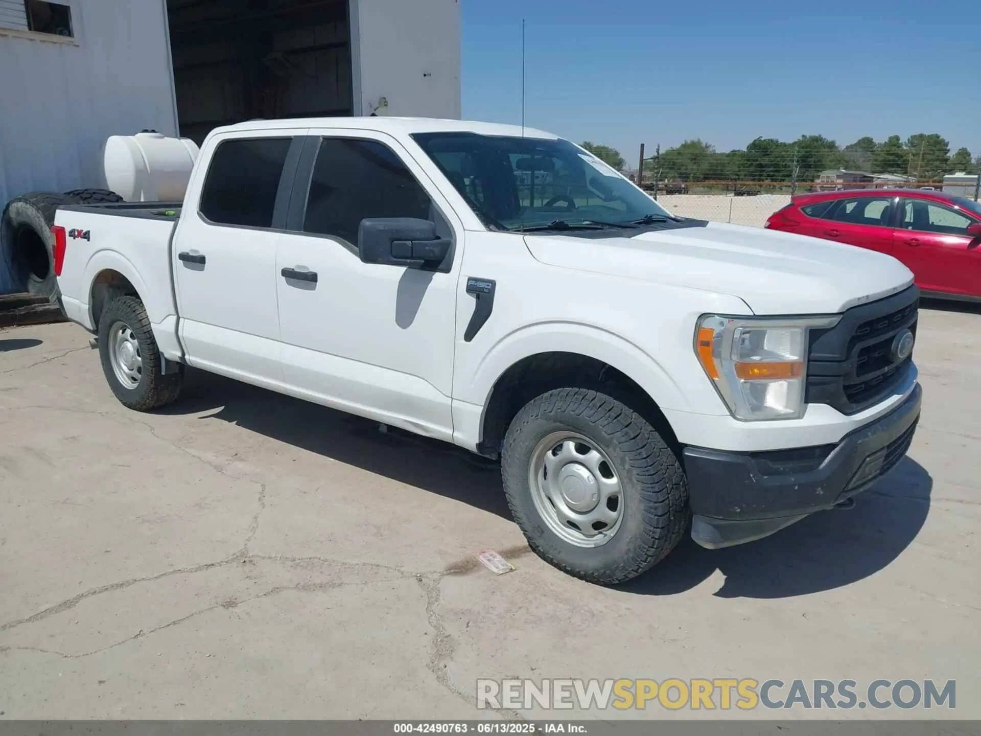1 Photograph of a damaged car 1FTFW1E57MFA90348 FORD F-150 2021